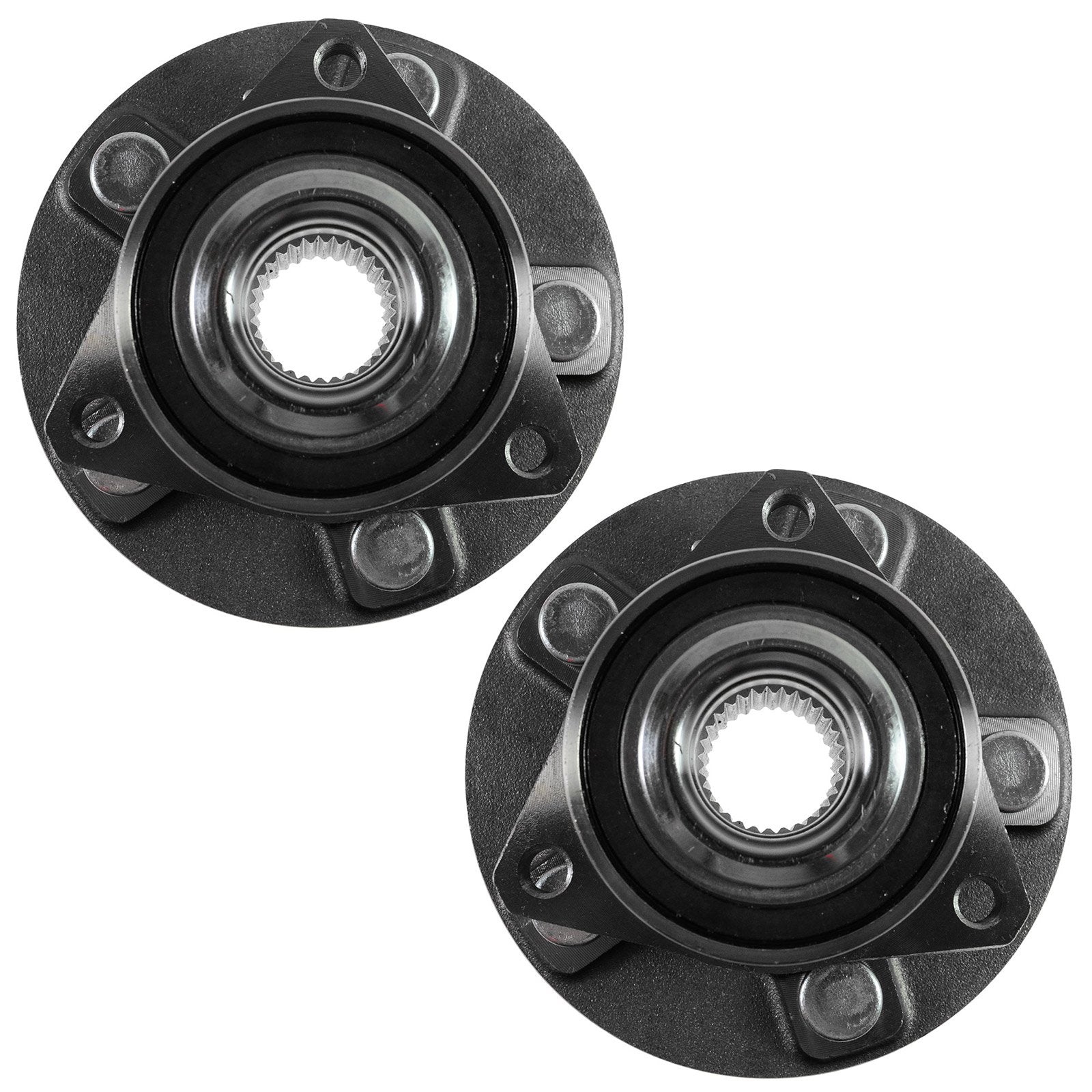 Trq Front Rear Wheel Hub Bearings Assembly Set Compatible With 2008-2019 Cadillac Cts 2018-2019 Xts 2010-2015 Chevrolet Camaro I