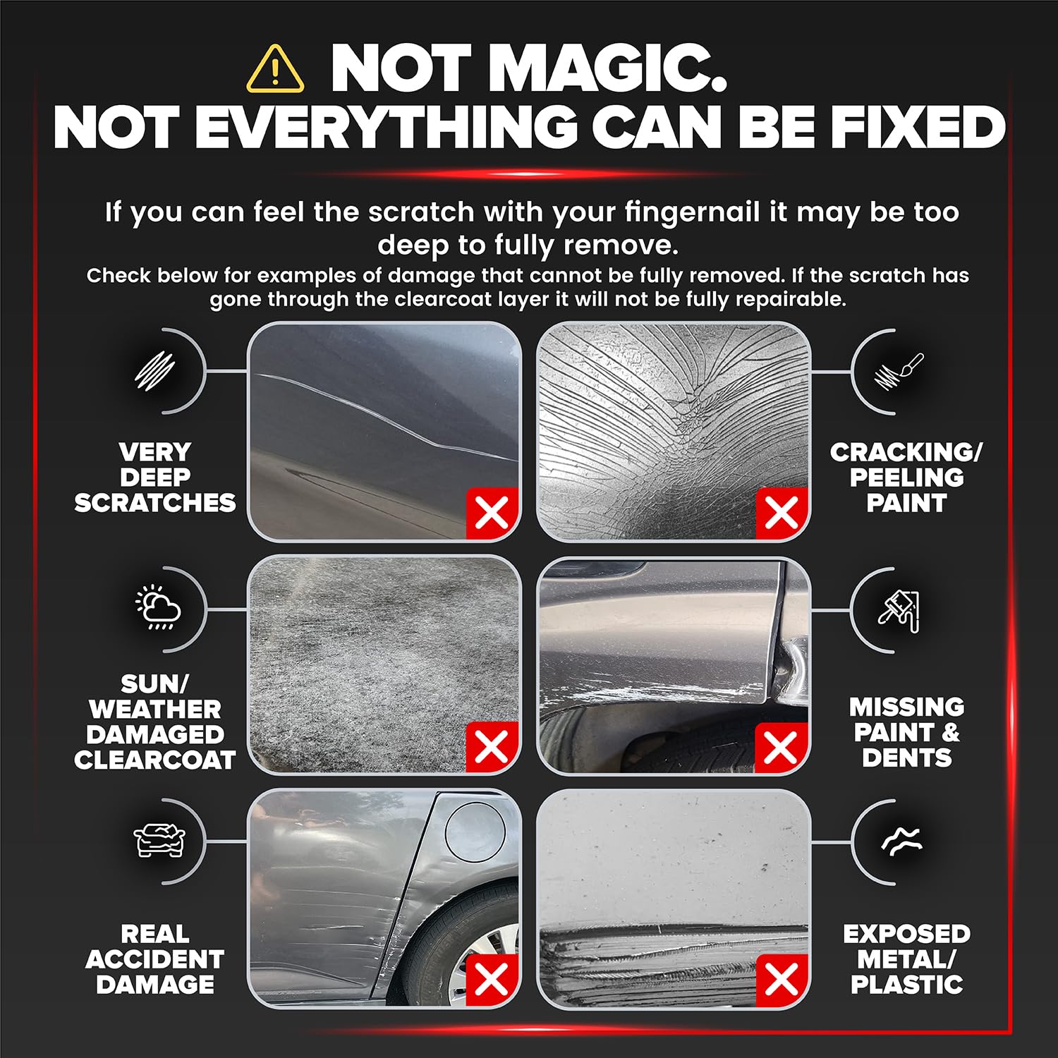 Carfidant Black Car Scratch Remover - 250ml Ultimate Swirl Polish & Paint Restorer for Dark Paints, Repairs Scratches & Water Spots