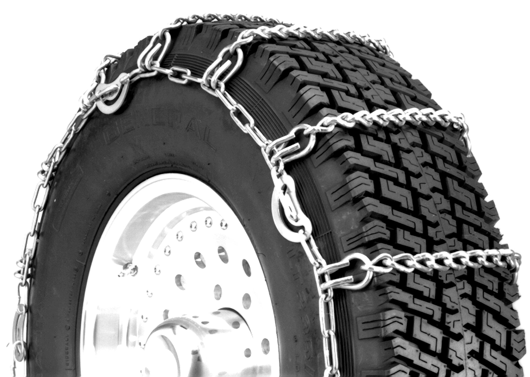 SCC QG2228CAM Quik Grip Light Truck CAM LSH Tire Traction Chain - Set of 2