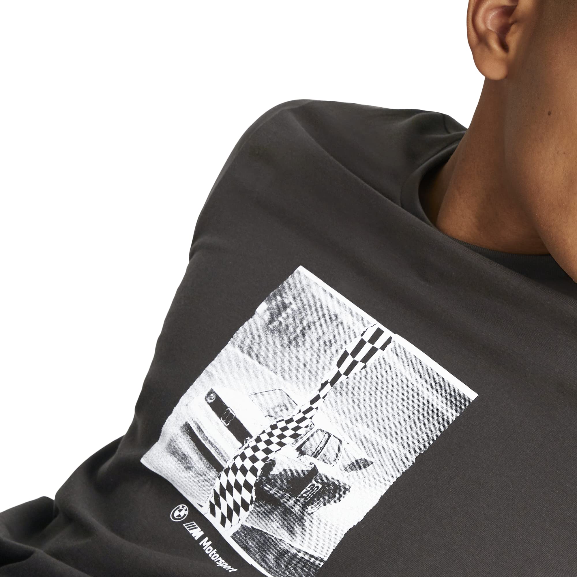 PUMA Men's Standard BMW M Motorsport Graphic Tee, Essential Black 23, XX-Large