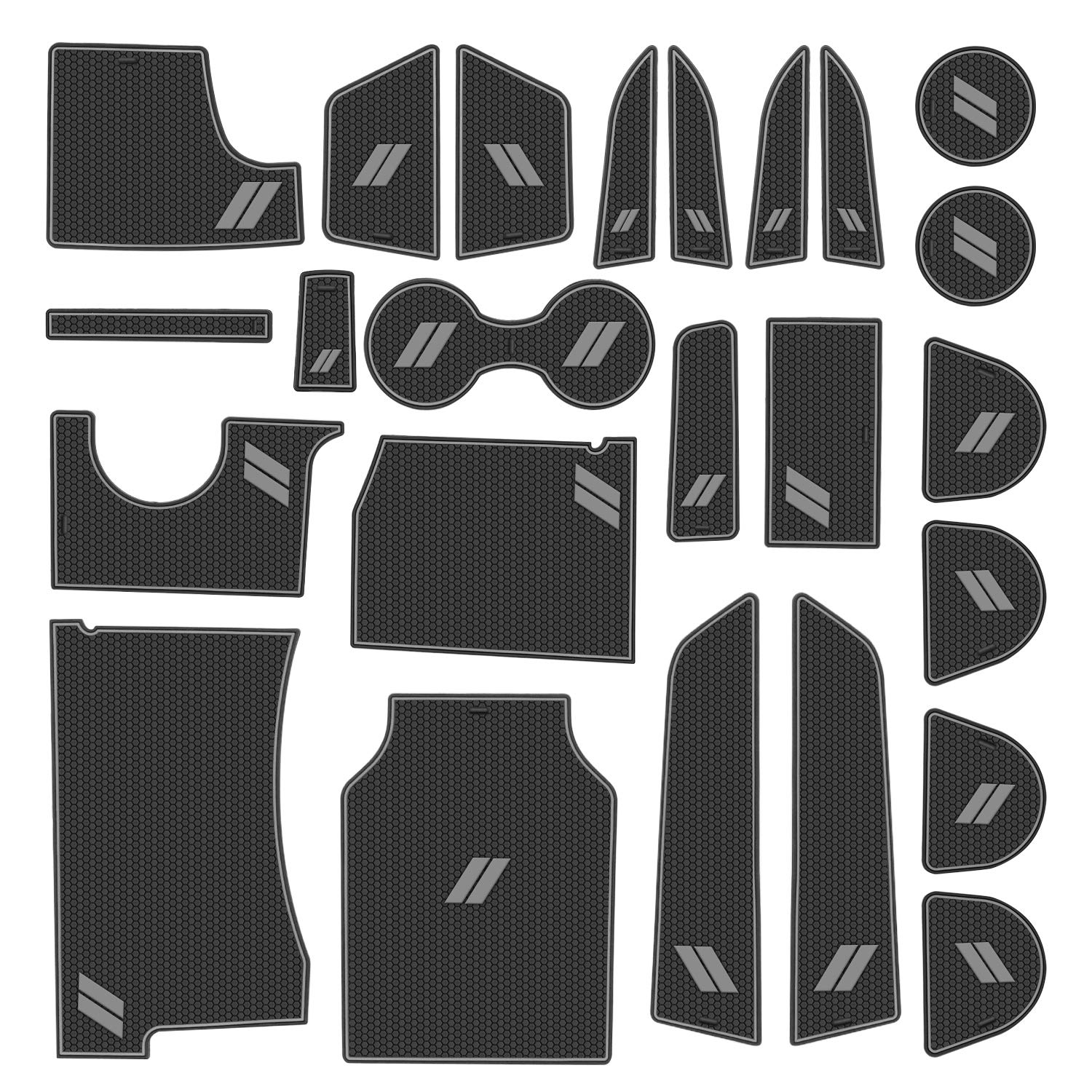 Remoch Fits Dodge Charger Accessories 2015-2023, Cup Holder Insert Center Console Shifter Liner Trim Interior Door Pocket Mats P