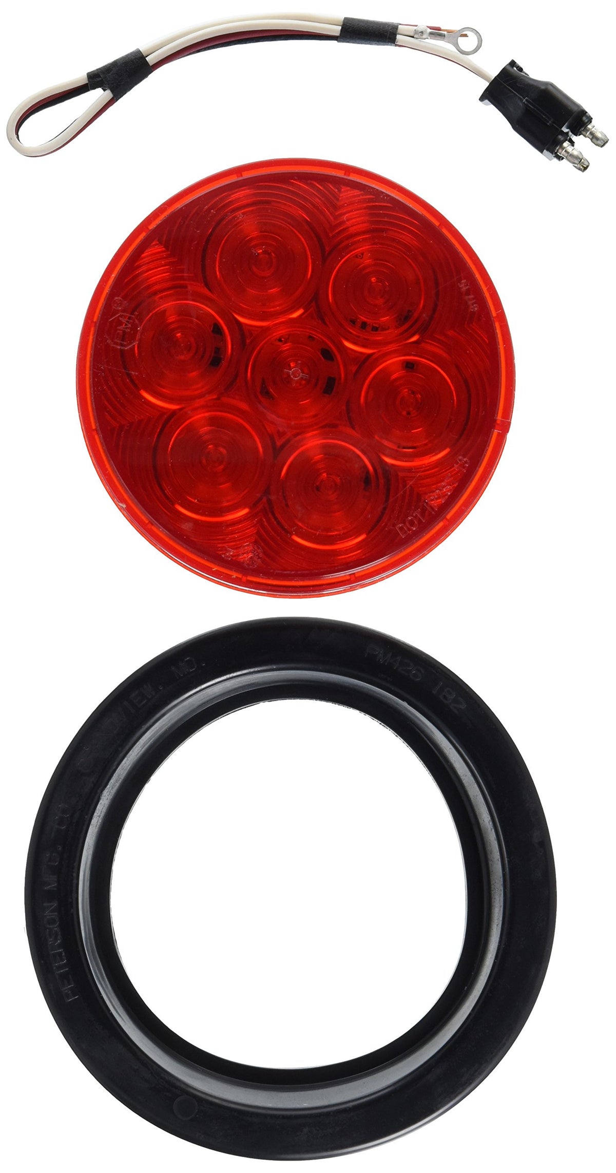 Peterson Manufacturing V826Kr-7 Led Groom Mount (S/T/T, Round, 7 Diode, Pl3 Housing Kit (4'), 1 Pack