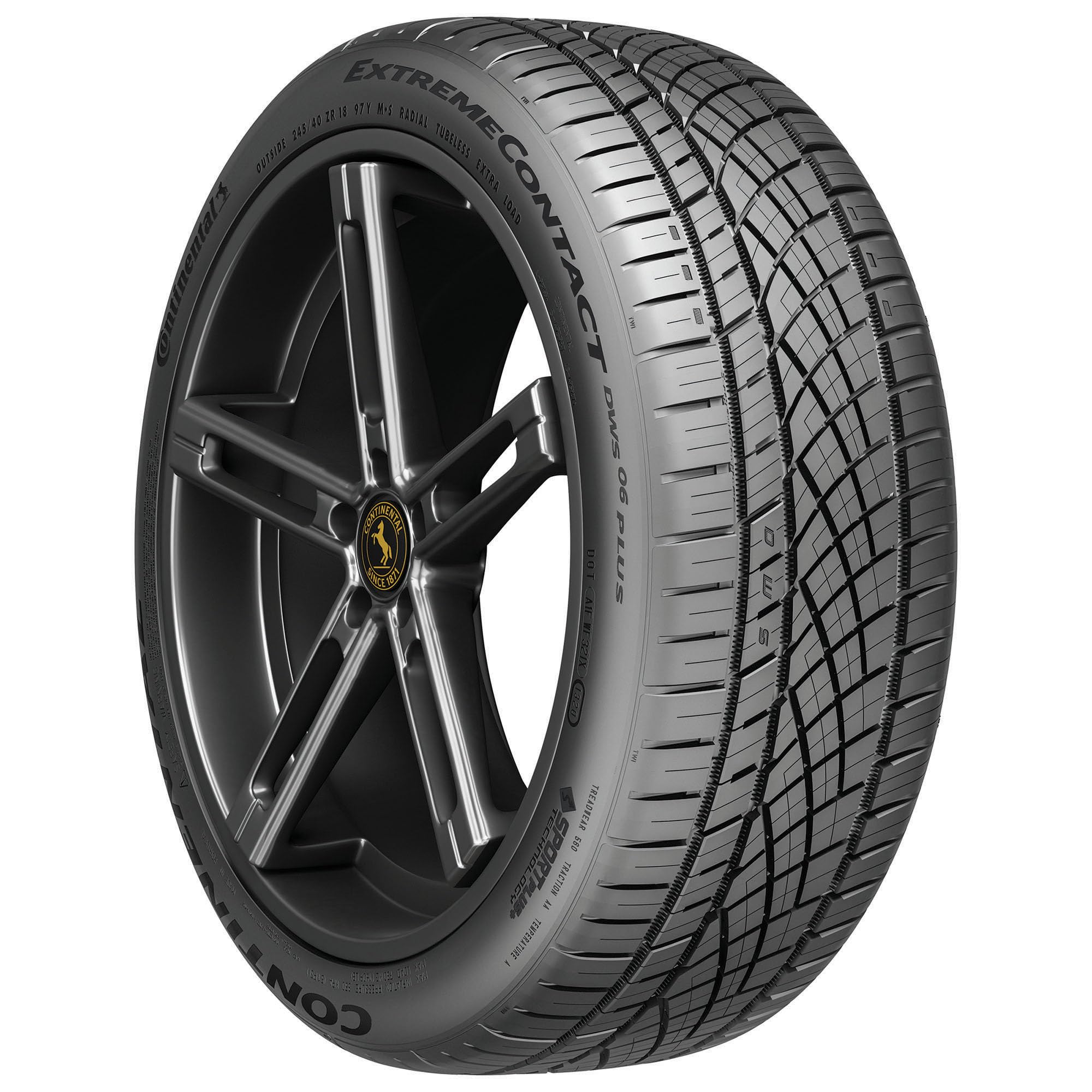 Continental Extremecontact Dws06 Plus Uhp All Season 255/35Zr19 96Y Xl Passenger Tire