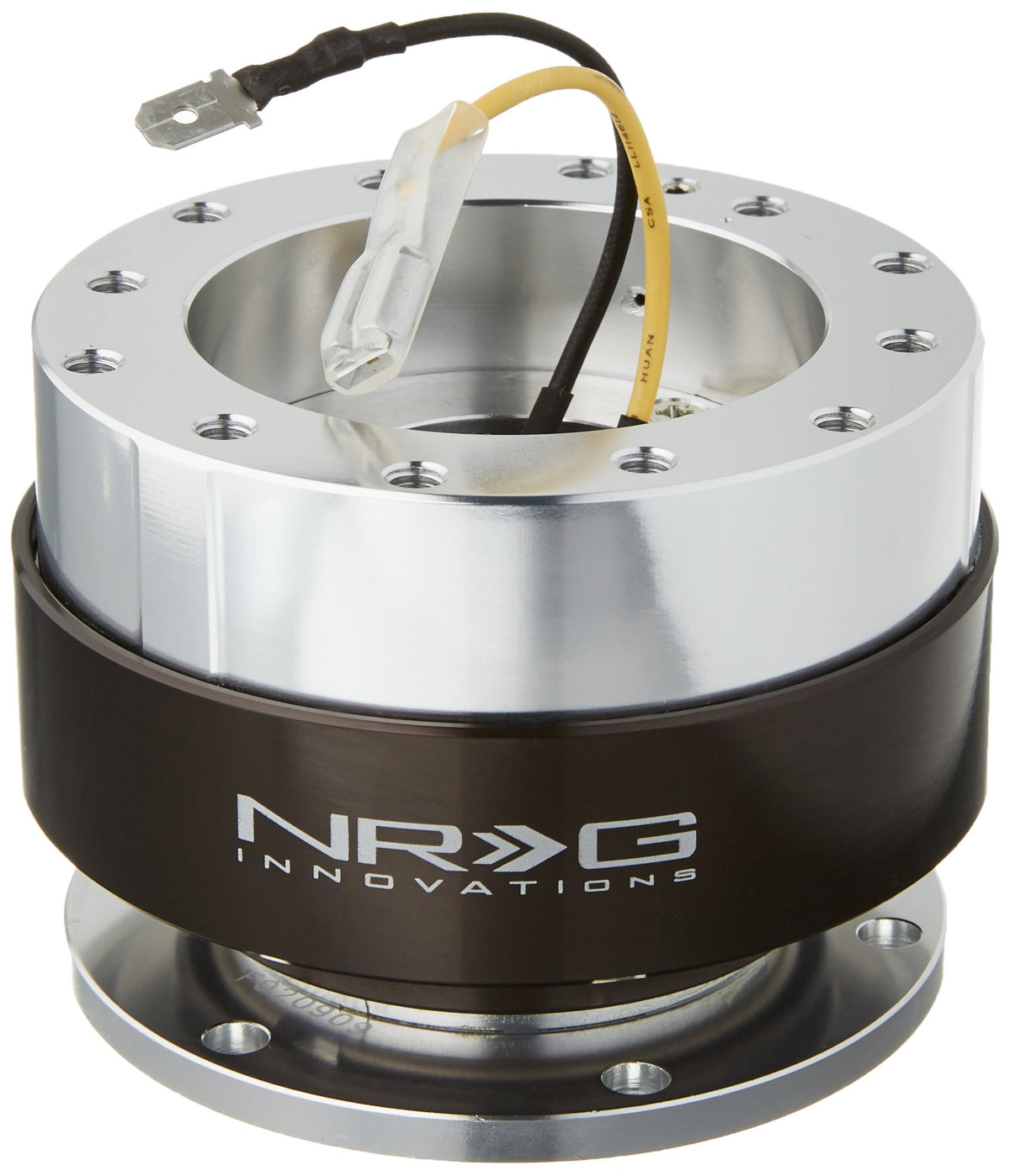 NRG Innovations SRK-100BC Silver/Black Chrome Quick Release Kit