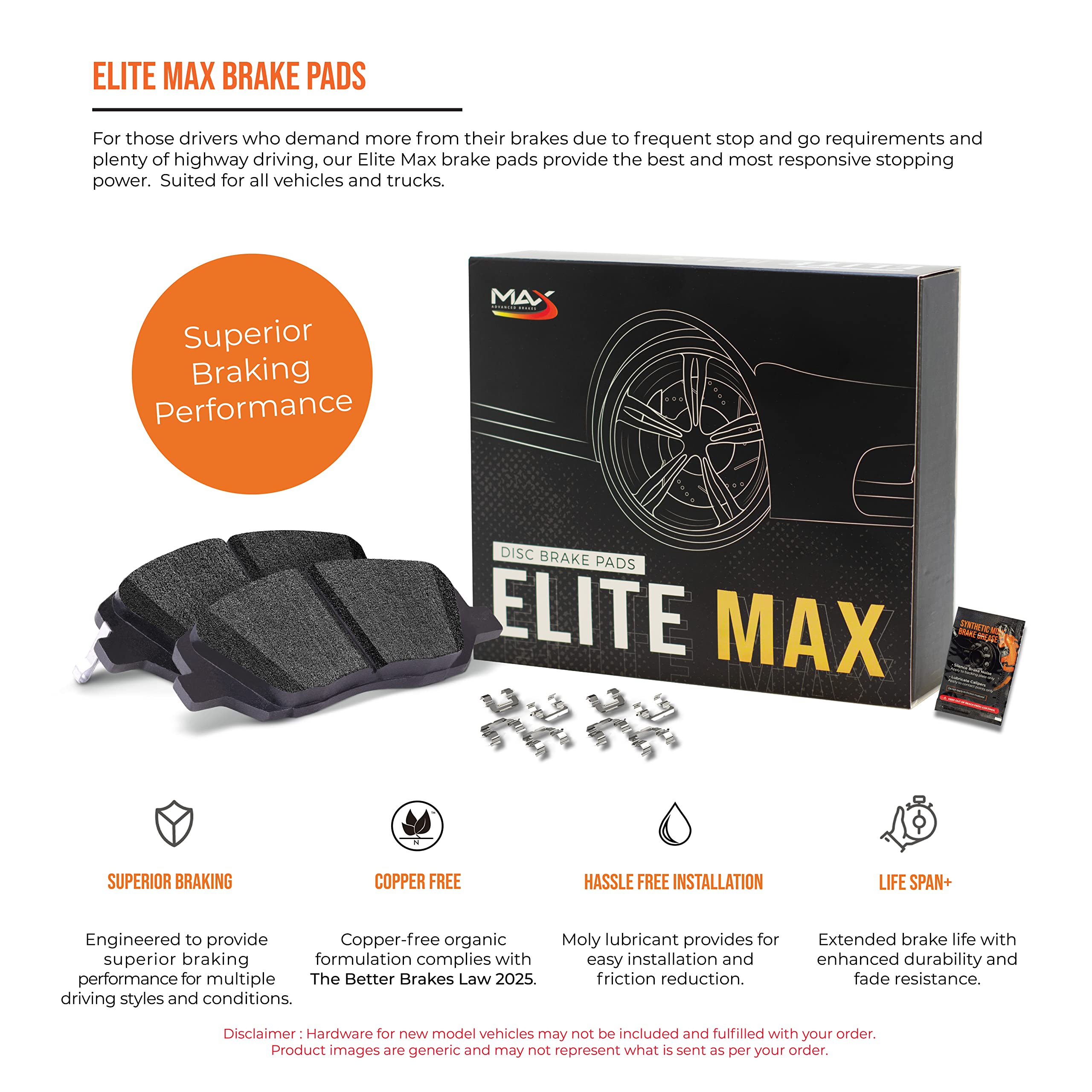 Max Advanced Brakes Front Brake Kit For 2003 2004 2005 2006 2007 2008 Toyota Corolla Matrix Pontiac Vibe Replacement Drilled Slotted Black Coated Disc Brake Rotors And Ceramic Brake Pads