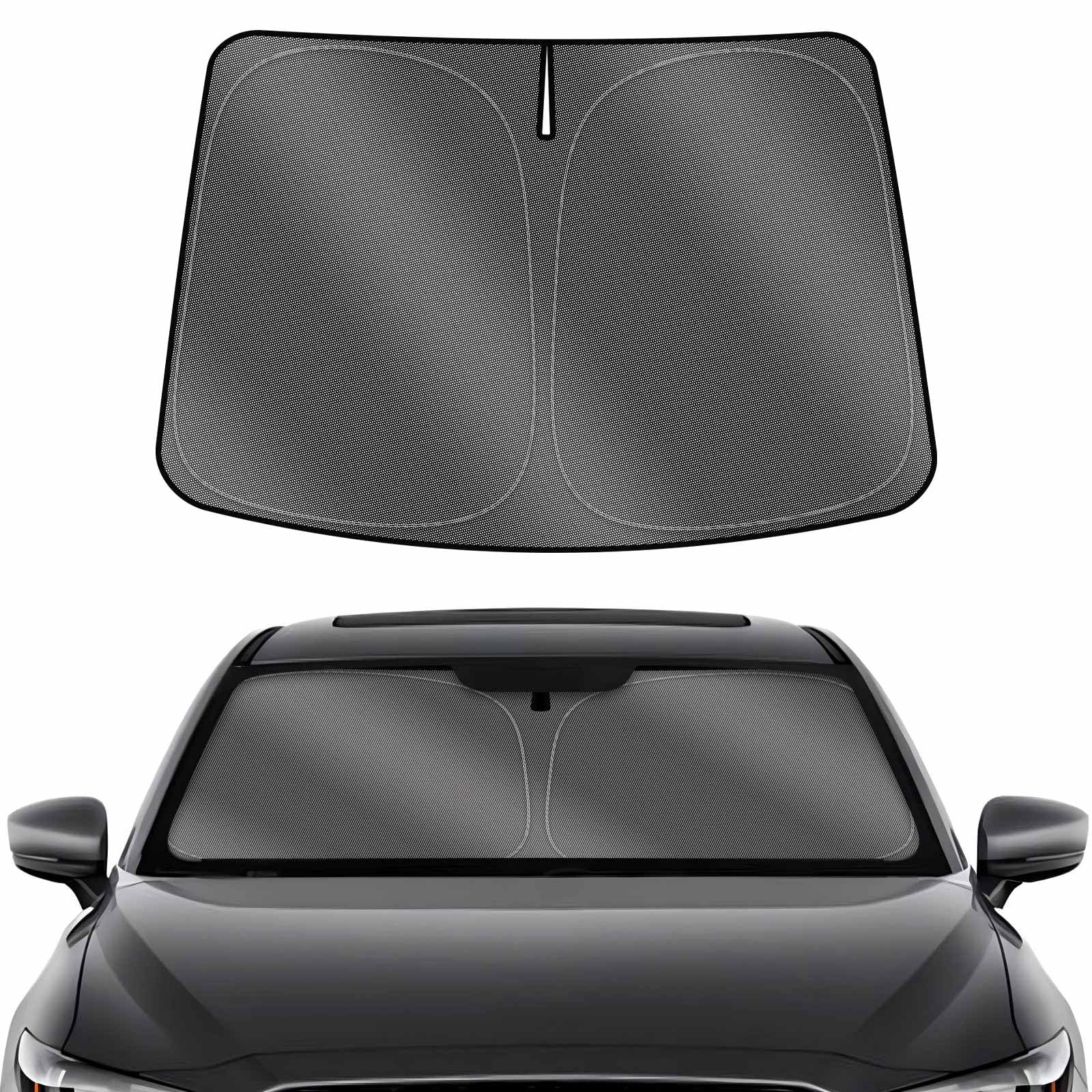 Karltys Compatible With Sunshade Mazda Cx-5 2017-2023 Cx5 Accessories Windshield Sun Shade Upf50+ Foldable Front Window Shield C