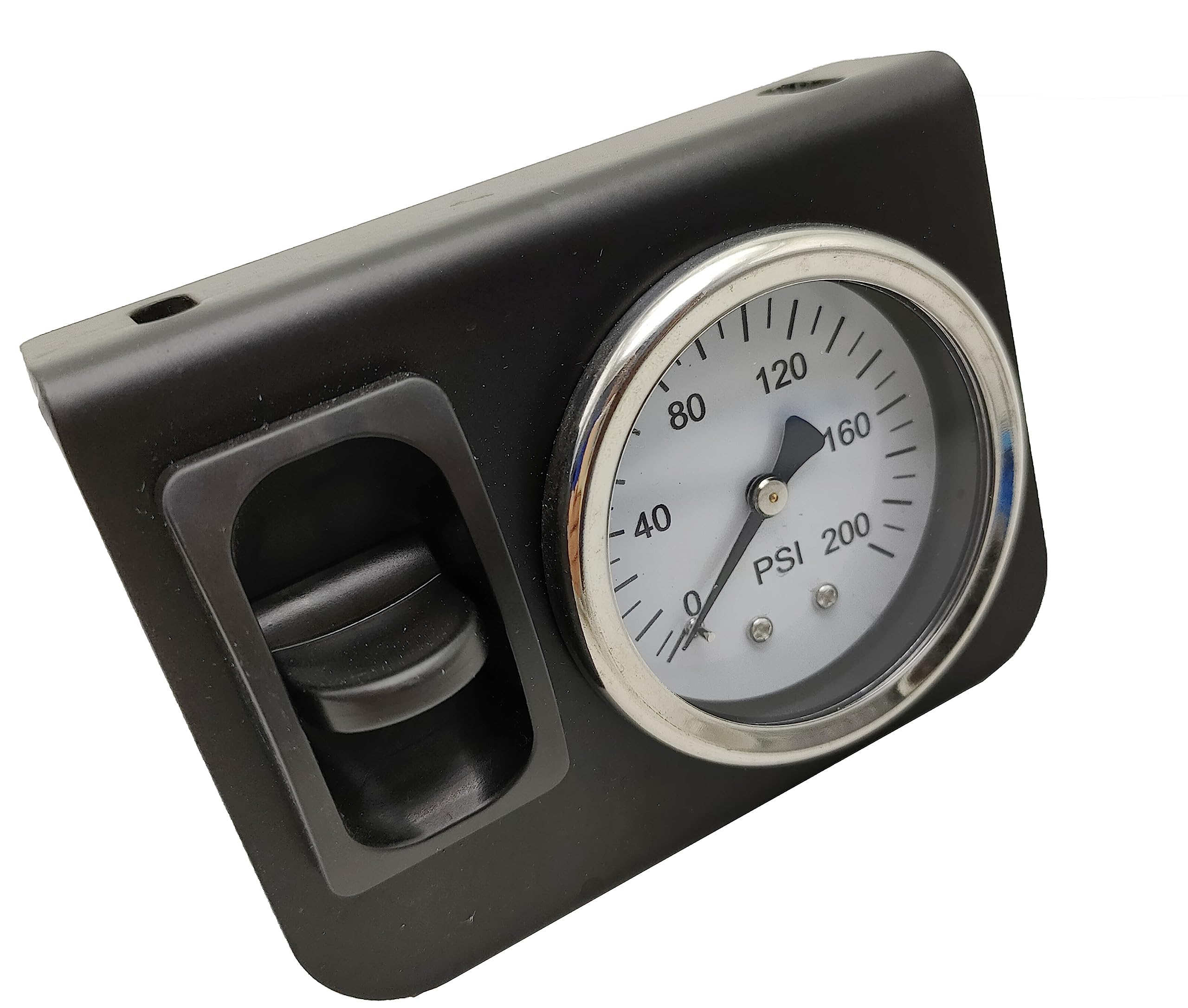 Lhfacc In Cab Single Air Gauge Control Kit With Paddle Switch For Air Suspension Kit