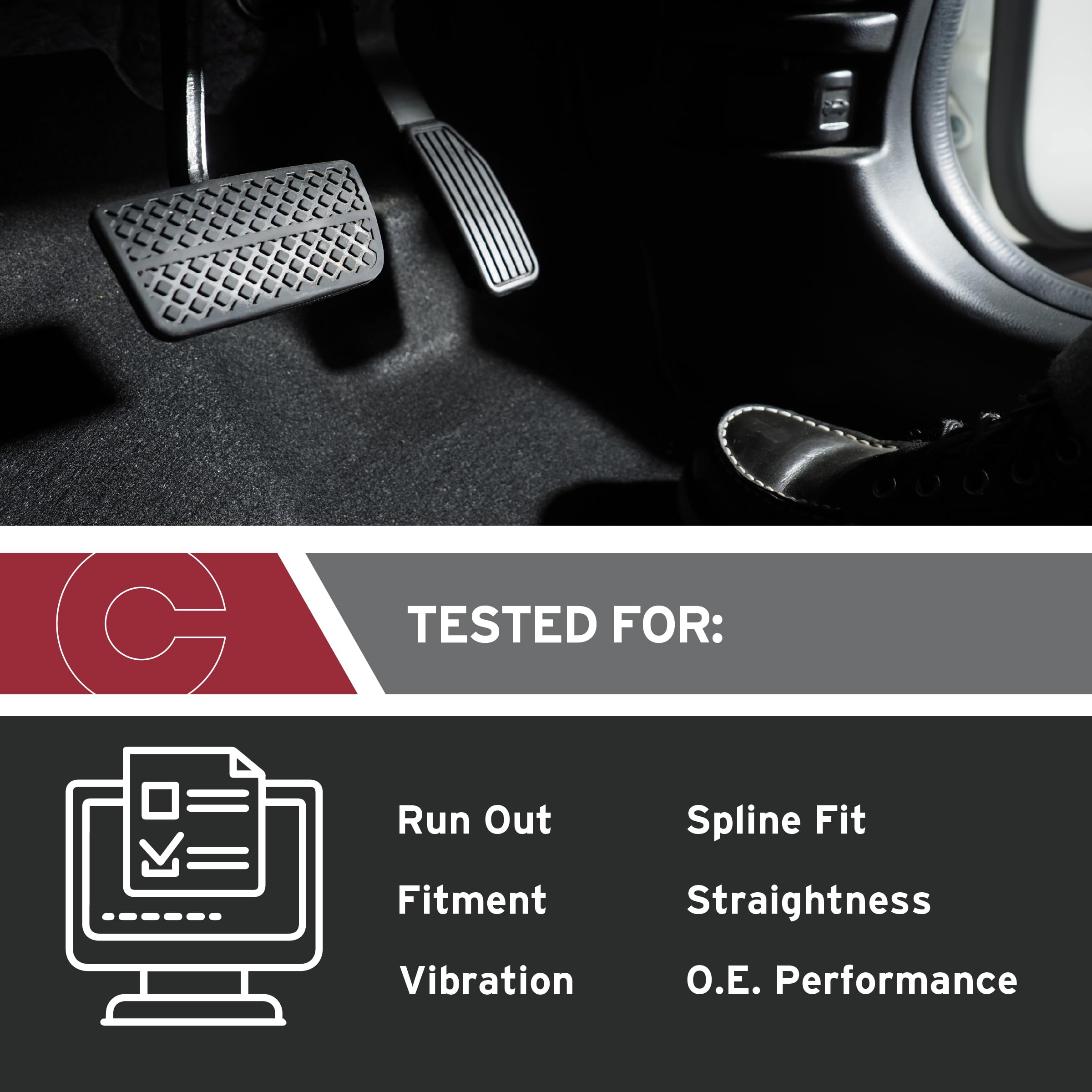 Cardone 66-1009 New Constant Velocity Cv Axle Drive Shaft, Front Driveshaft Assembly Fits Cadillac Escalade, Chevrolet Avalanche