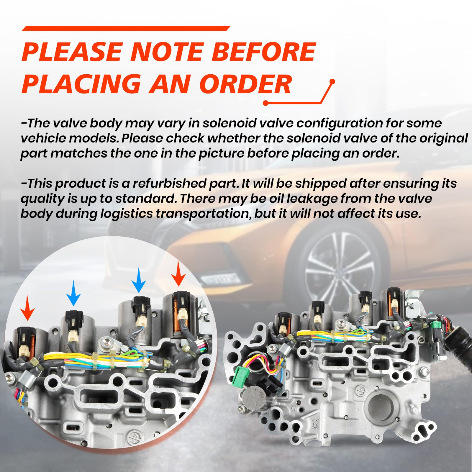 YDMON RE0F11A JF015E CVT Transmission Valve Body, Compatible with N-i-s-san Sentra 2013-2019 1.6L 1.8L, Automotive Transmission