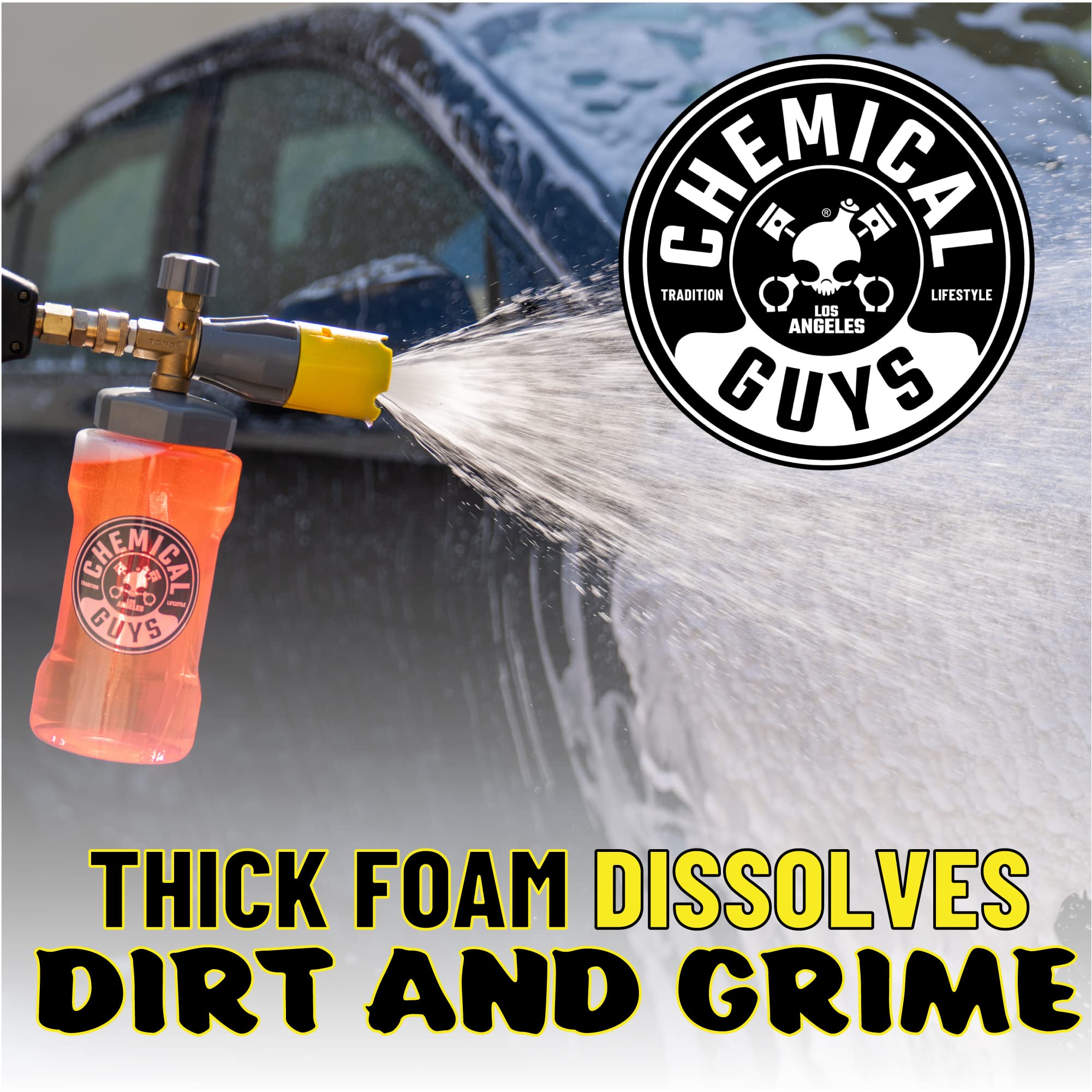 Chemical Guys Eqp324 Big Mouth Max Release Foam Cannon (Car Wash, Home Wash & Boat Wash Foam Cannon That Connects To Your Pressu
