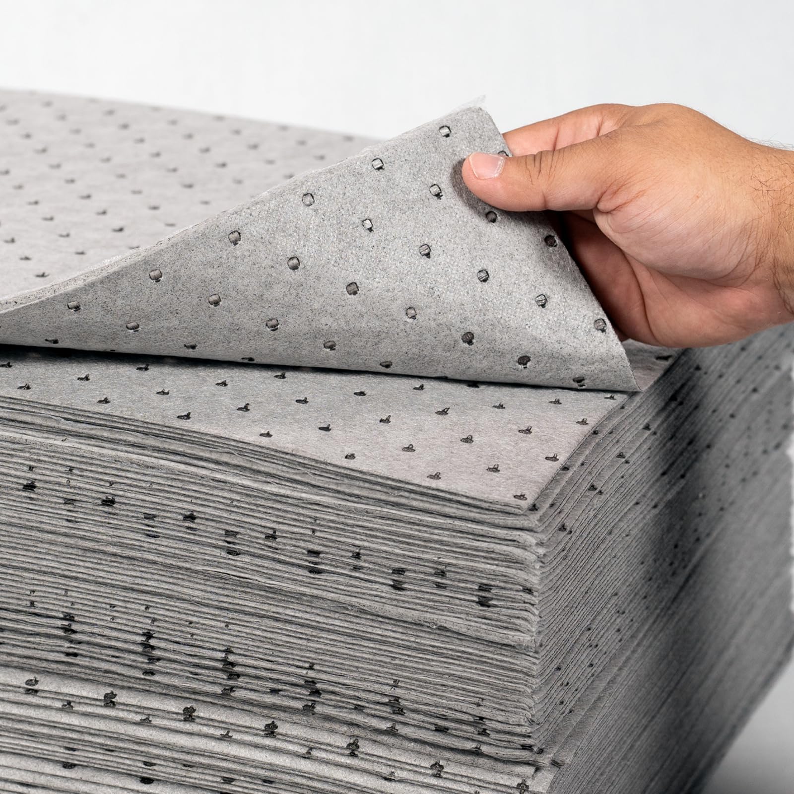 Flashdry - Universal Spill Absorbent Pads (100 Pads Per Container) | 17.5    X 13.5    X 2Mm Oil And All Purpose Premium Liquid