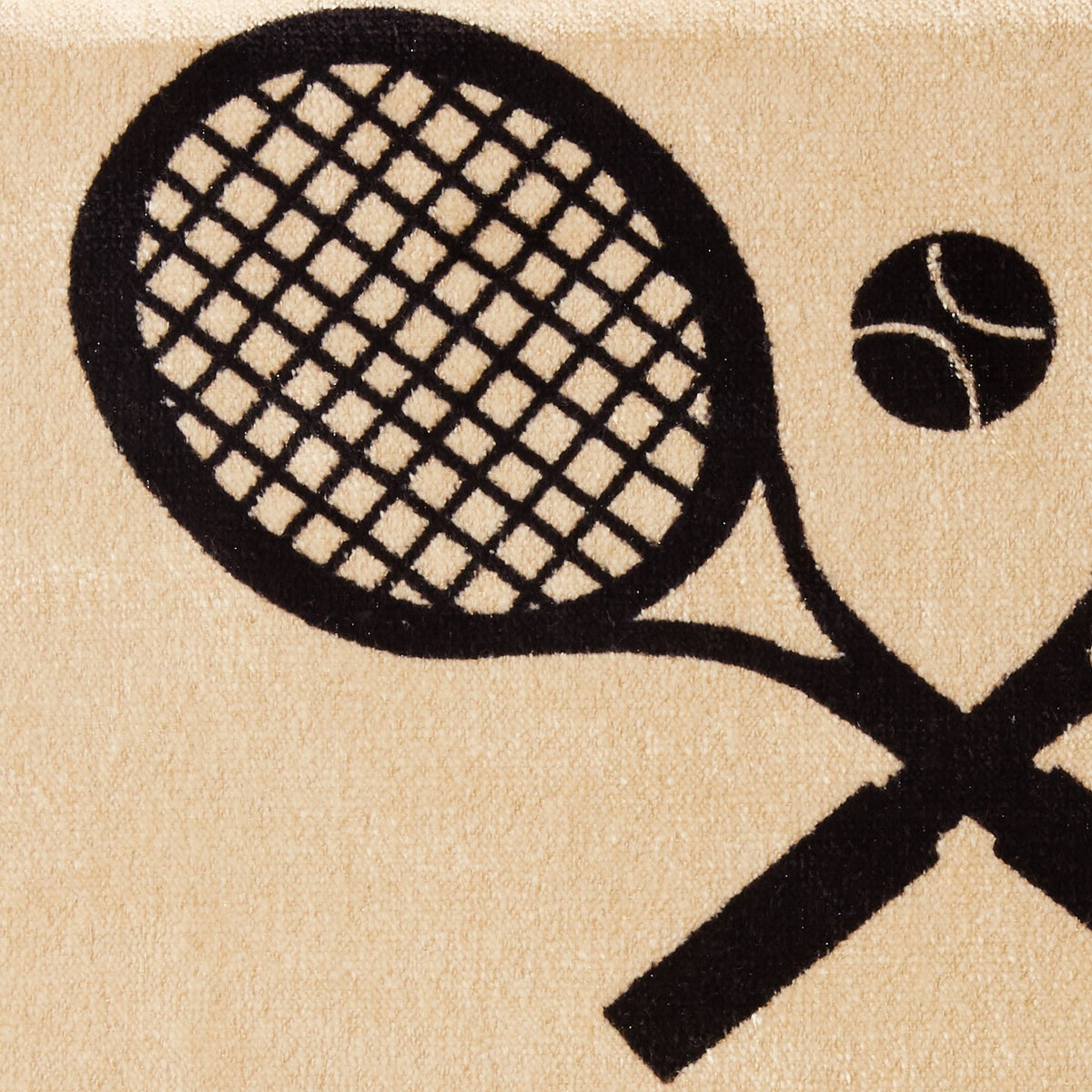 Seat Armour (SA100TRCQT) Tan 'Tennis Racquet' Seat Protector Towel