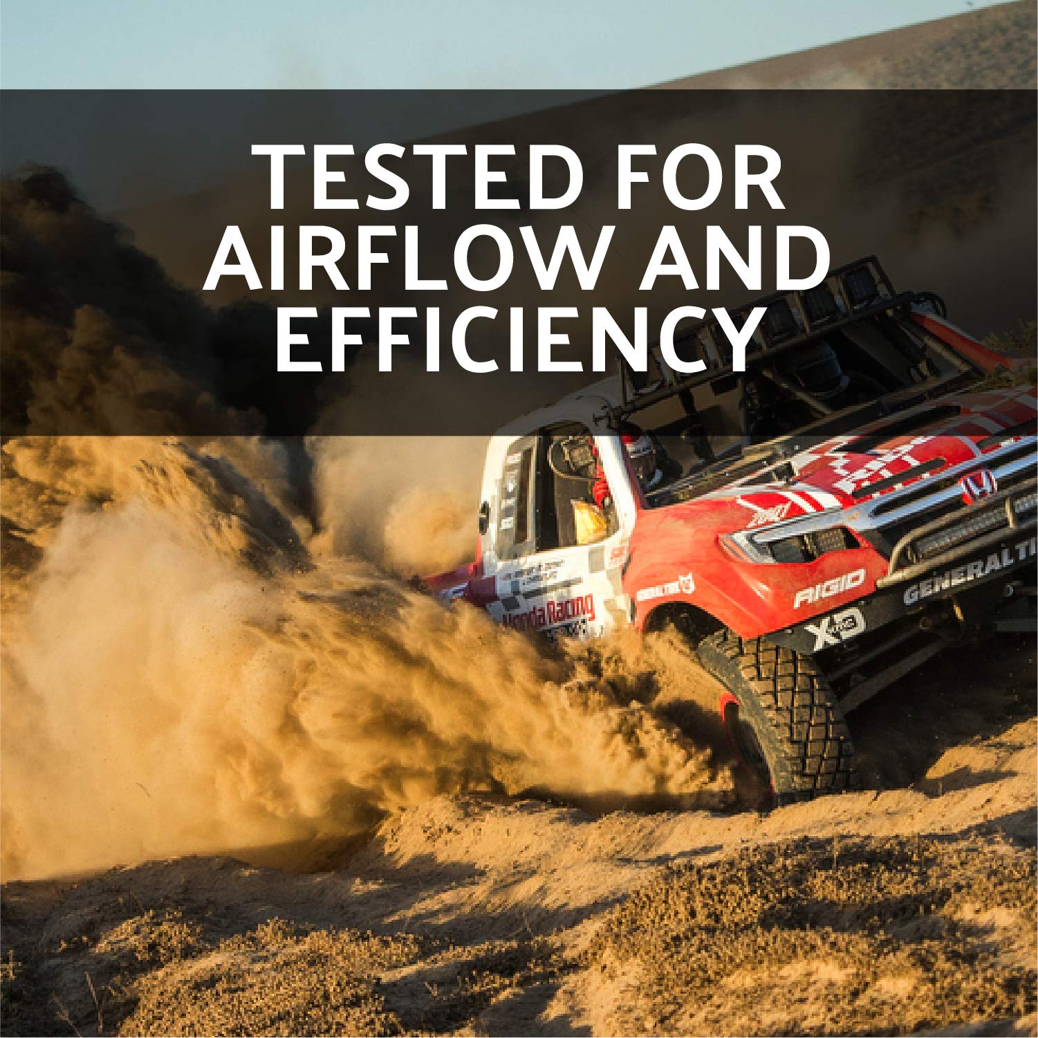 AEM 21-209EDK 6'' Inlet x 5'' Element Dryflow Air Filter