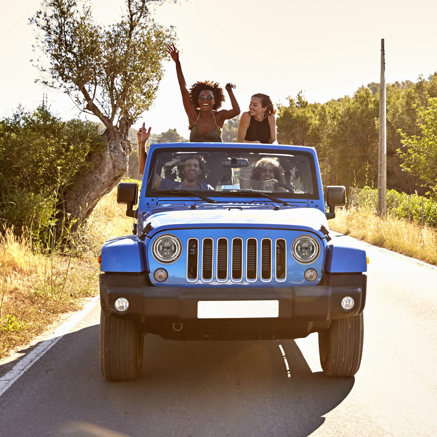 Zmoon 7'' Round Led Headlights For Jeep Wrangler 2Pcs 200W Halo Headlight Angel Eye Ring Drl & Amber Turn Signal Lights High/Low