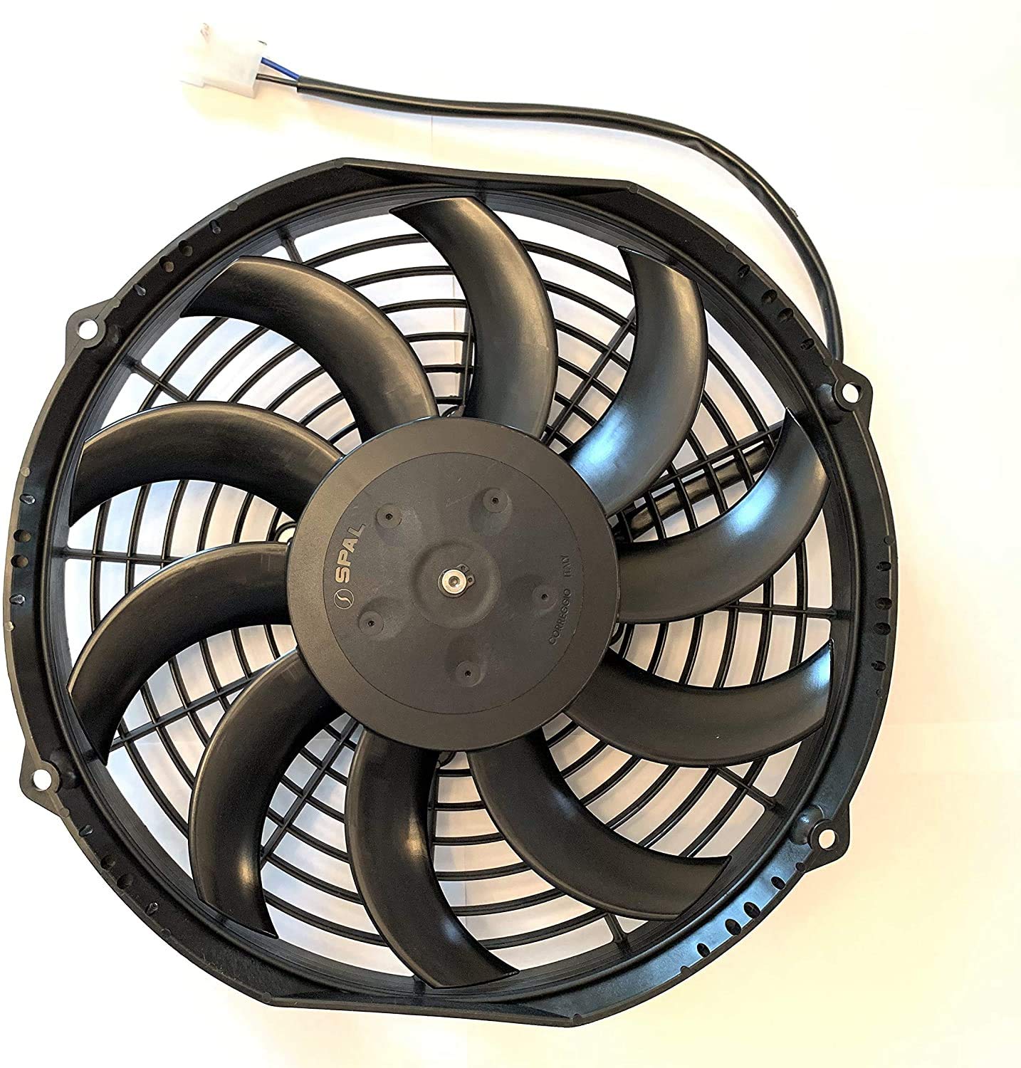 SPAL 30100435 10'' Low-Profile Fan Puller Curved Blades 12Volt 802 cfm VA11-AP7/C-57A