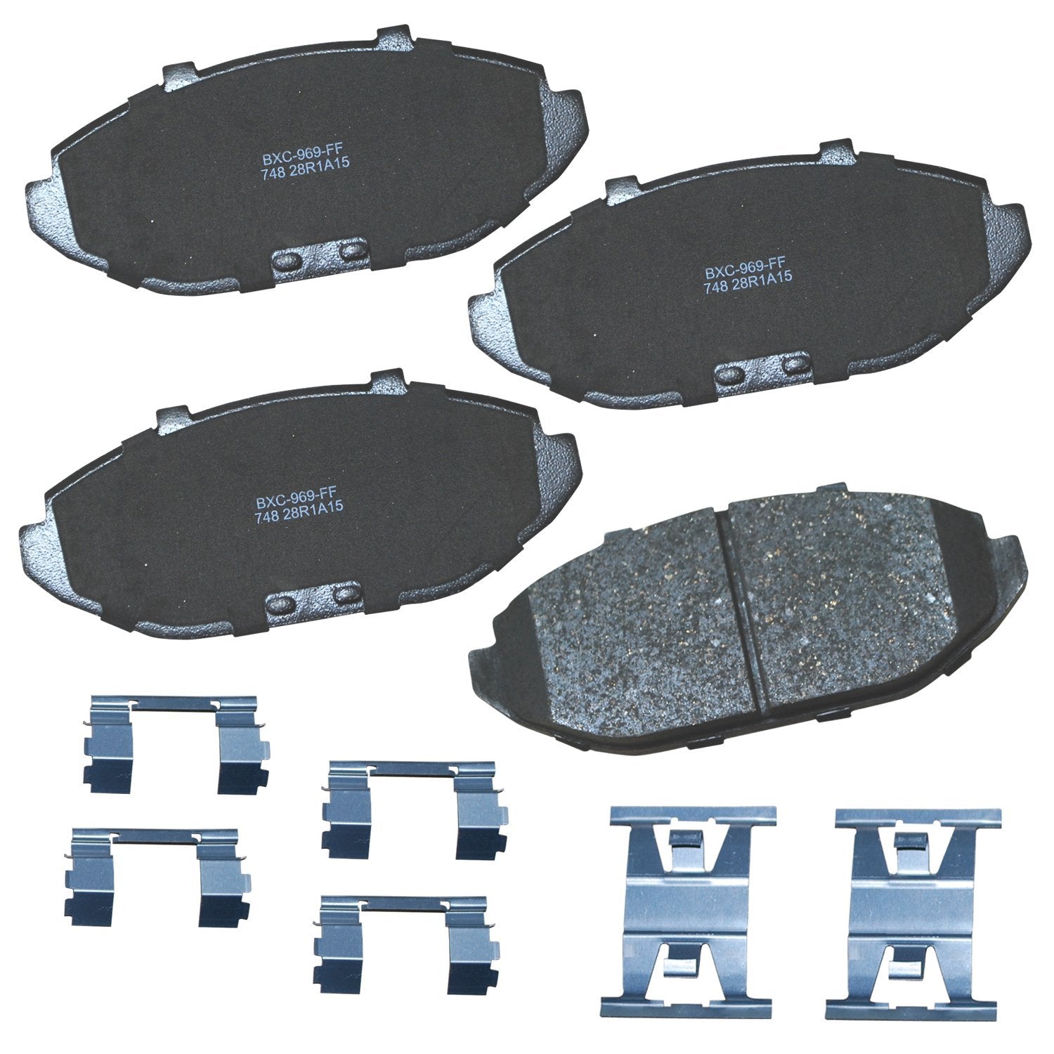 Bendix Premium Sbc748 Ceramic Front Brake Pads For Ford Crown Victoria 2002-1998, Grand Marquis 2002-1998, Lincoln Town Car 2002