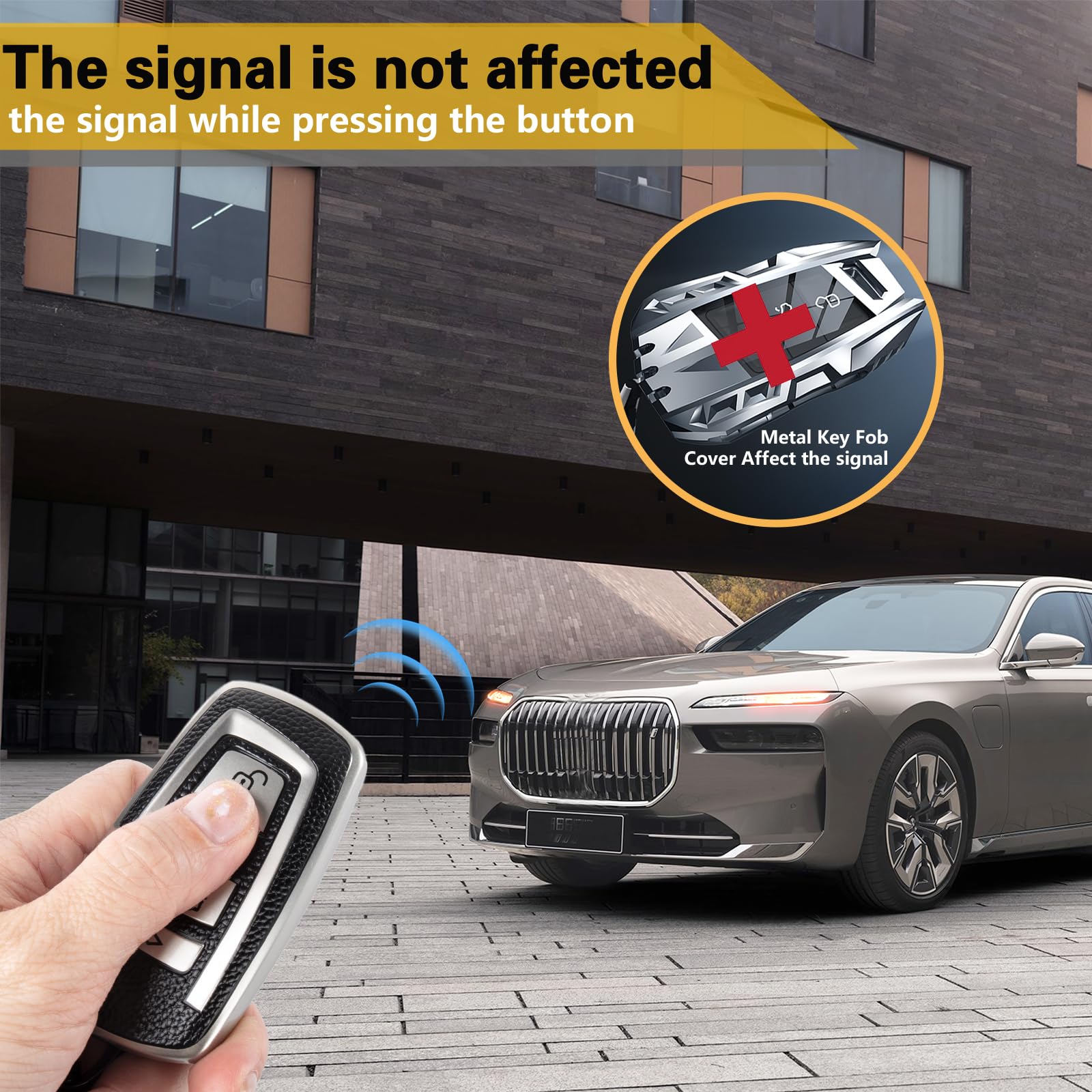 Ctrinews For Bmw Key Fob Cover With Carbon Fiber Style Belt Keychain, Upgraded Soft Tpu Surface Grain Key Case For Classic Bmw K