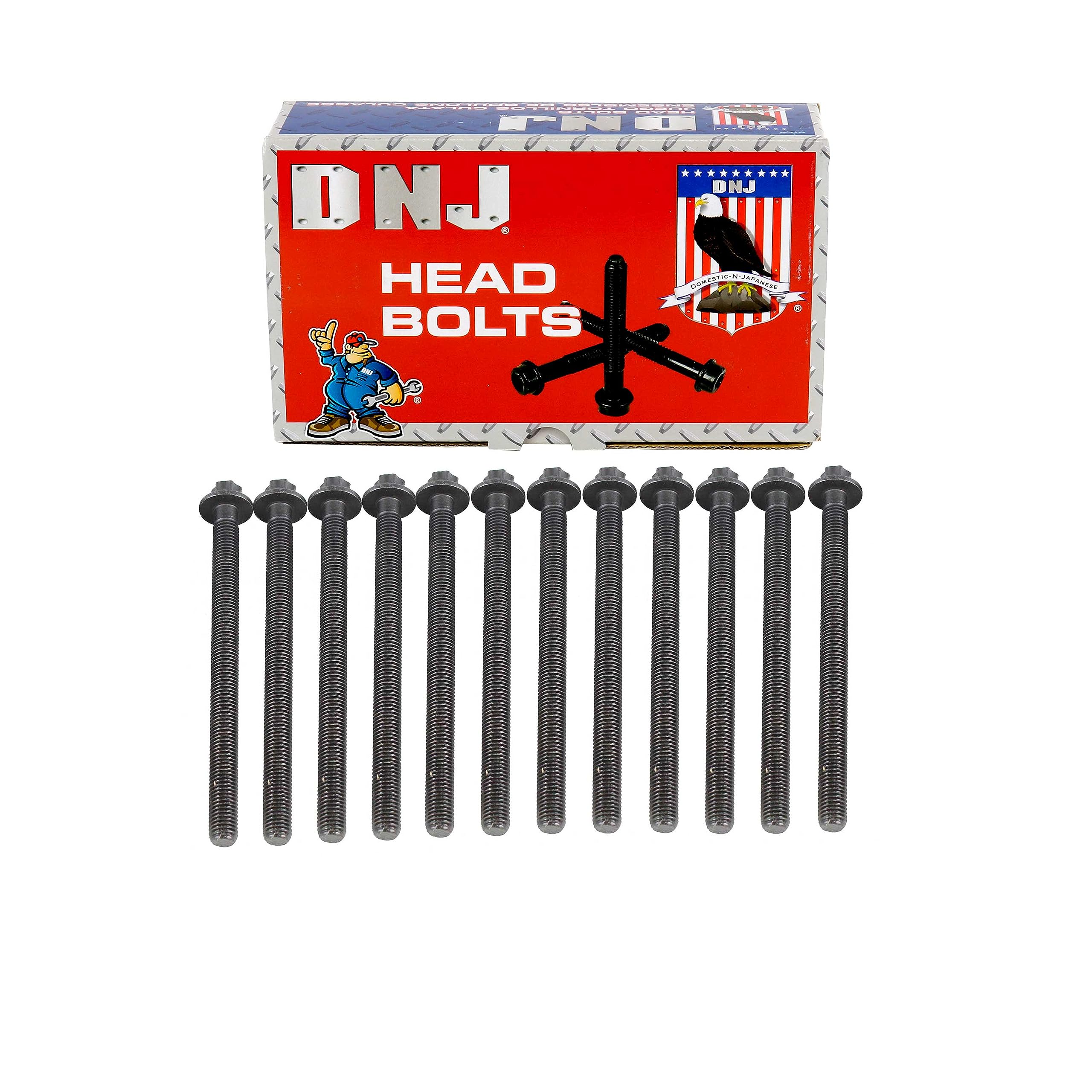 Dnj Hbk343 Head Bolt Kit For 2011-2015 / Buick, Cadillac, Chevrolet/Cruze, Elr, Encore, Sonic, Trax, Volt / 1.4L / Dohc / L4 / 16V / 83Cid, 85Cid / Luj, Luu, Luv/Vin 9, Vin B, Vin C