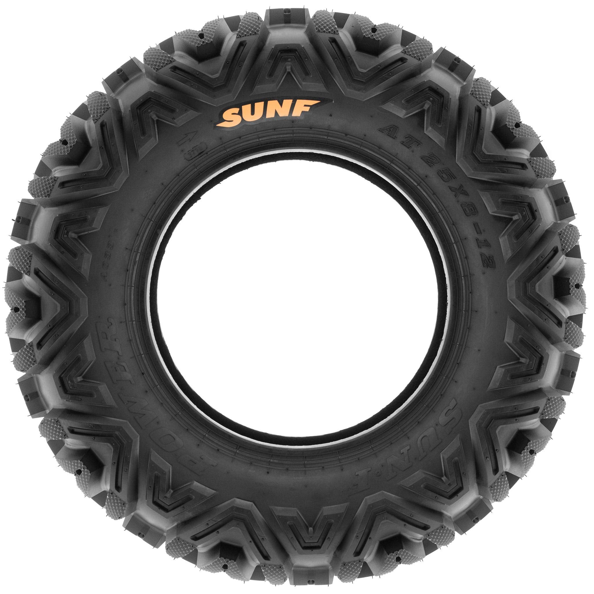Sunf A033 Power.I Atv/Utv All-Terrain Tire 26X9-12 Front & 26X11-12 Rear, Set Of 4, 6Pr, Tubeless