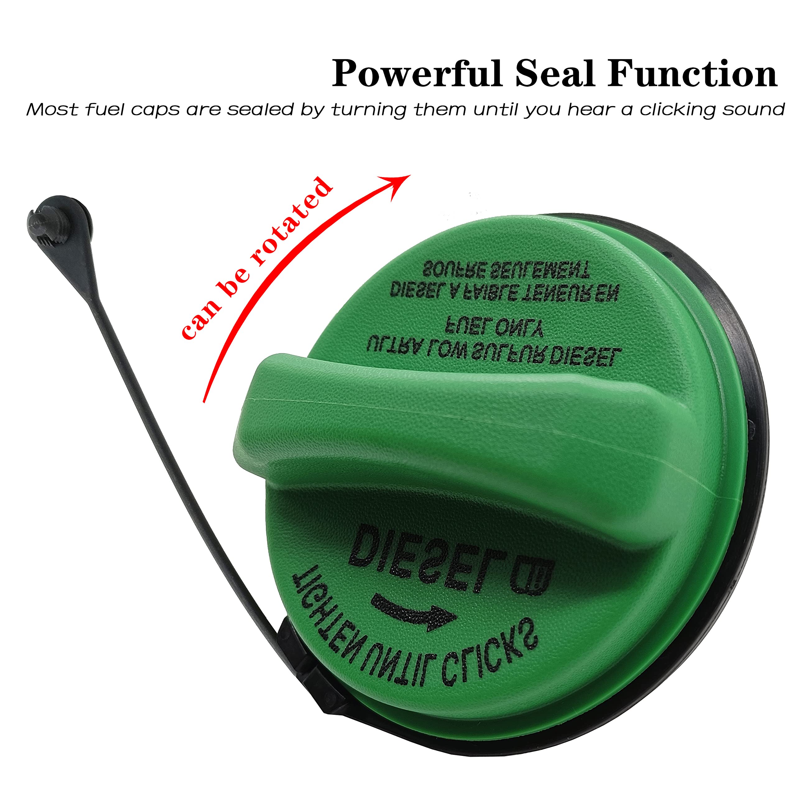 Rldym Fc1068 8C3Z-9030-C Gas Cap Fuel Cap For 2008-2019 Ford F250 F350 F450 F550 Super Duty 6.4L 6.7L Diesel Fuel Cap