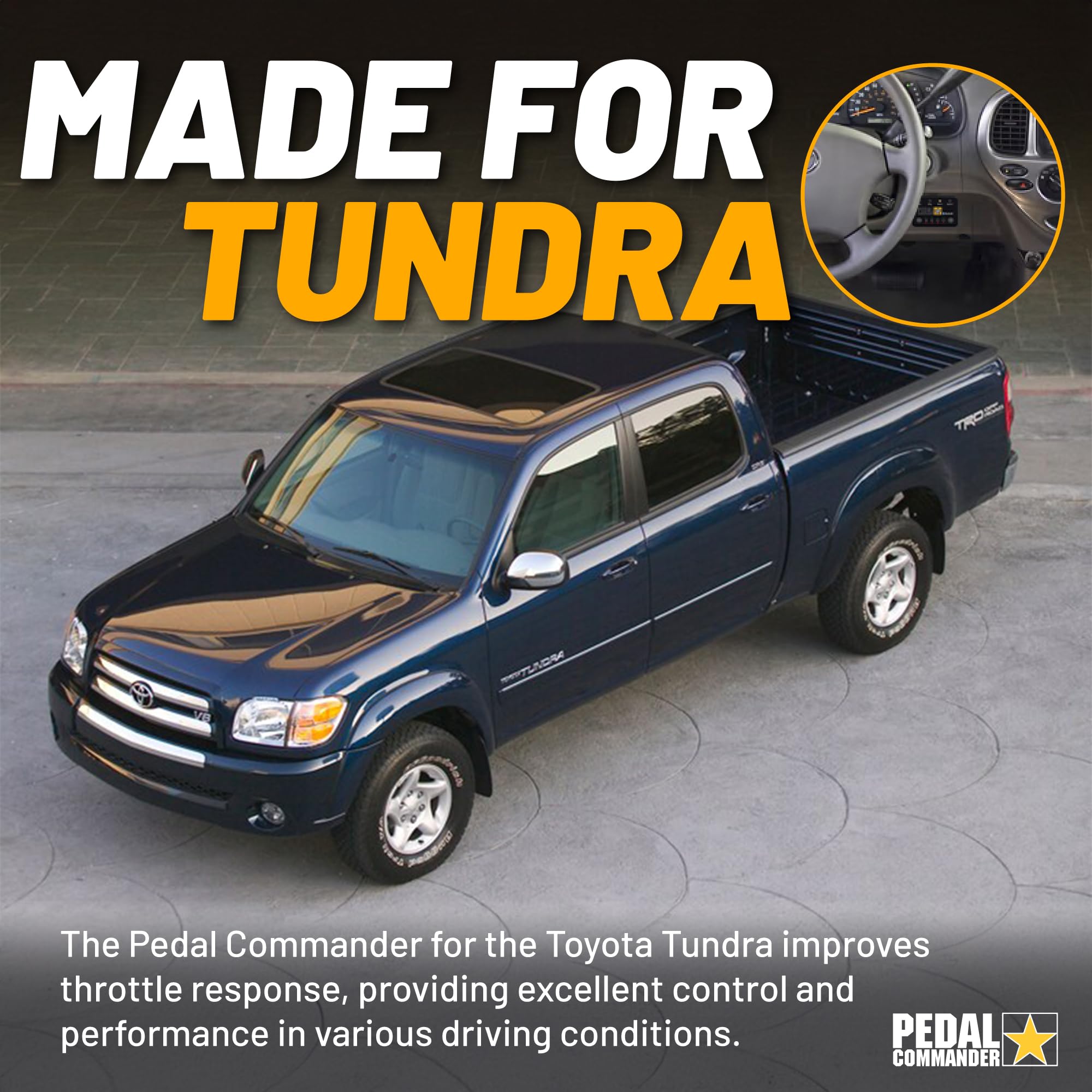 Pedal Commander For Toyota Tundra 2003-2006 Throttle Response Controller - Fits 1St Gen, Limited, Sr5, Double Cab, 3.4L, 4.0L, 4