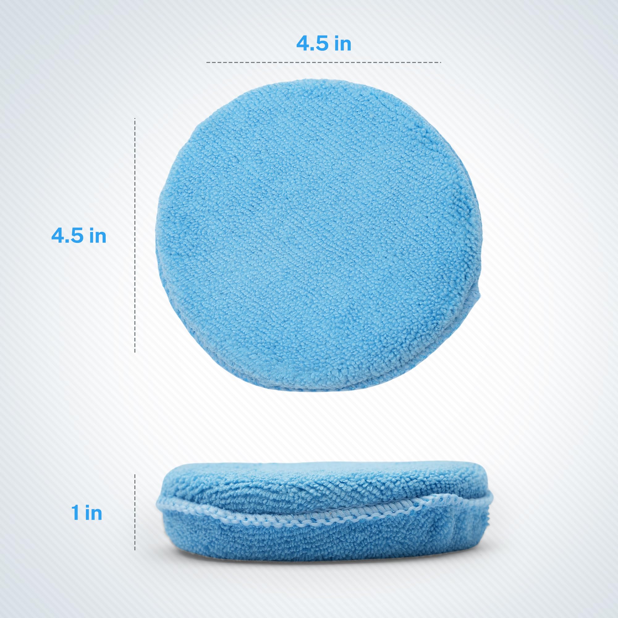 Sm Arnold Microfiber 4.5'' Round Applicator 2-Pack [25-522]