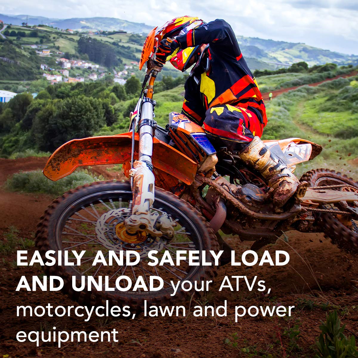 CargoSmart Model 3006, 12    Aluminum Ramp Plate Kit, Create Your Own Ramps to Easily and Safely Load & Unload Your ATVs, Motorc