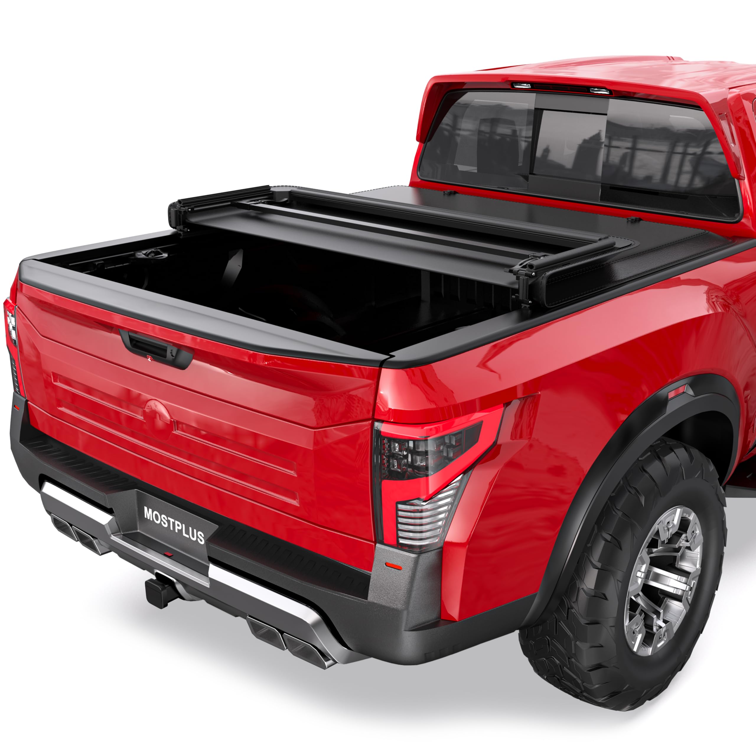 Mostplus Roll-Up Soft Vinyl Truck Bed Tonneau Cover Compatible With 2005-2025 Nissan Frontier 5 Feet Bed, Fleetside 59.5 Inch