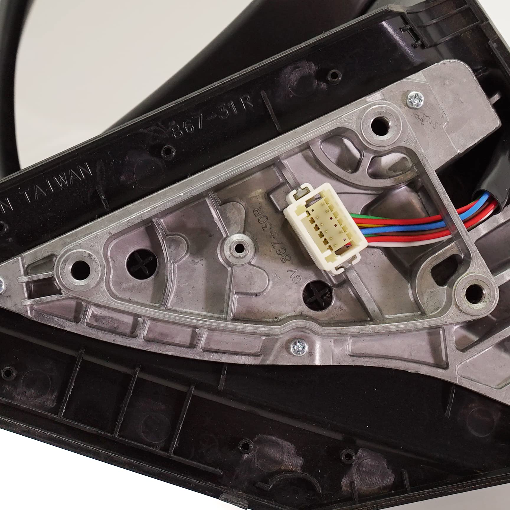 Kool Vue Passenger Side Power Heated Mirror for Hyundai Tucson 2016-2018 With Signal Light & Blind Spot Monitor; Without Memory Paintable