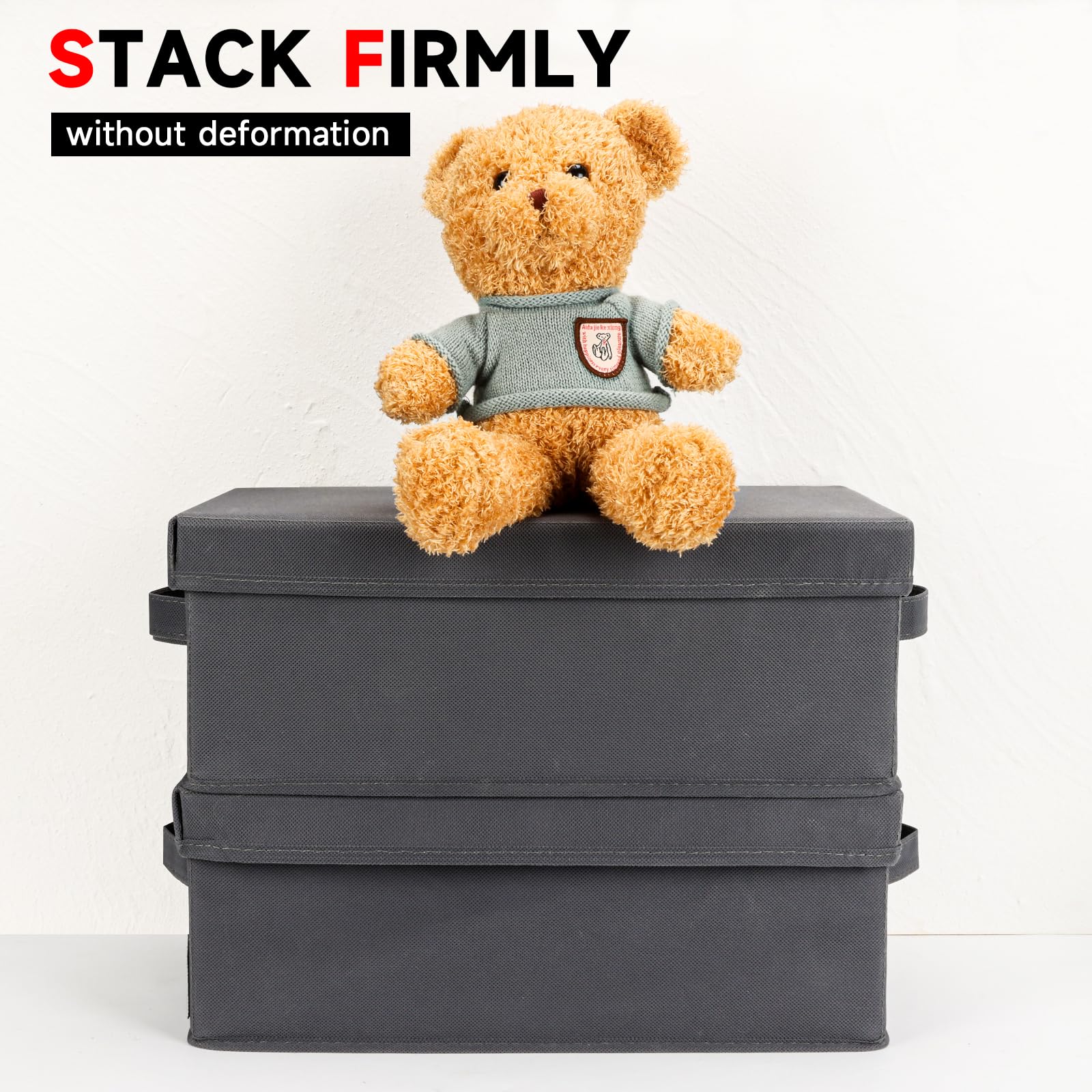 Nuswor Upgrades Dvd Storage Box - Perfect Dvd Case Storage Solution, Stackable Dvd Organizer With Lid, 3Pack Dvd Holder 15.75 X