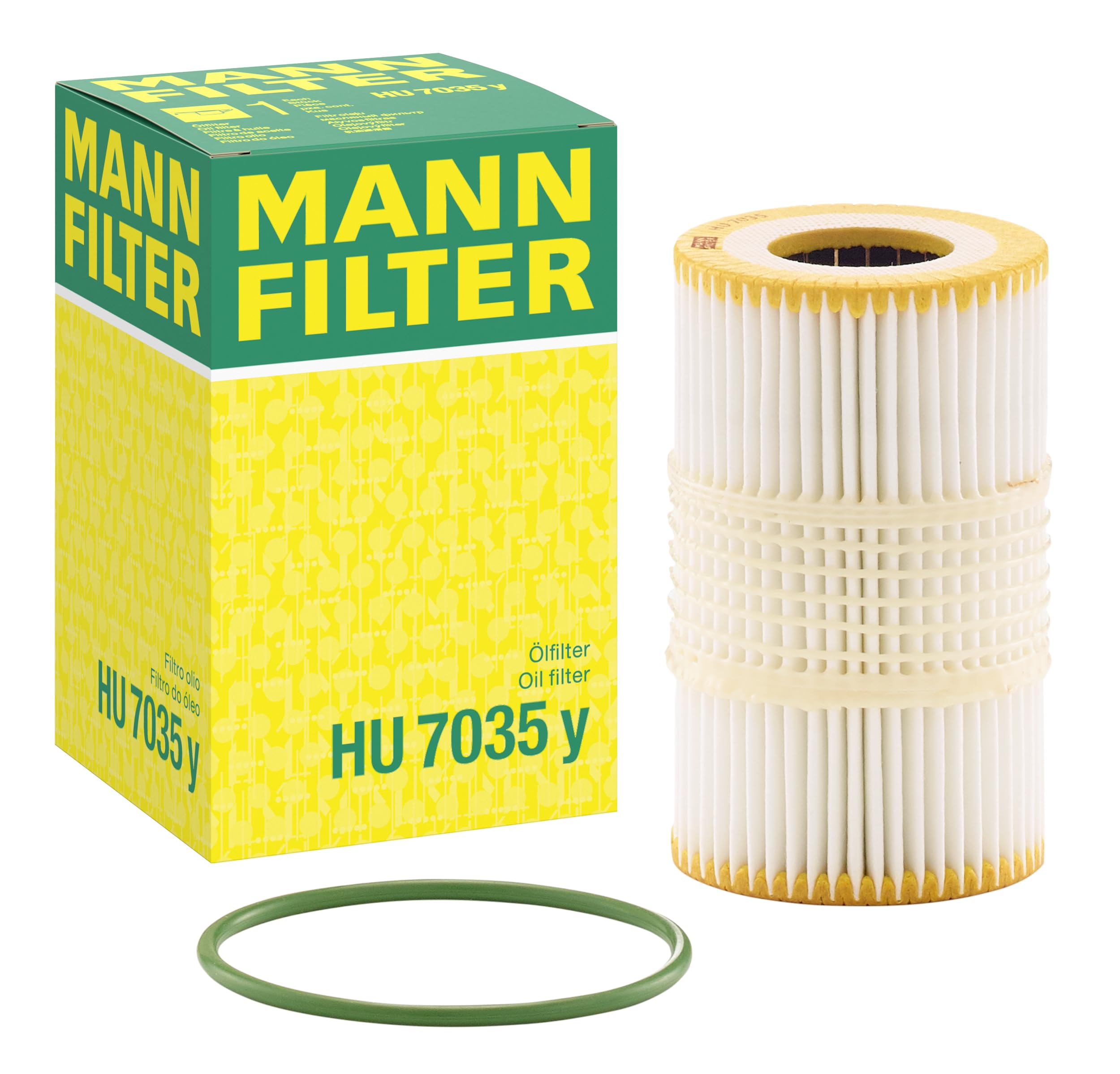 Mann-Filter Hu 7035 Y Oil Filter - Cartridge