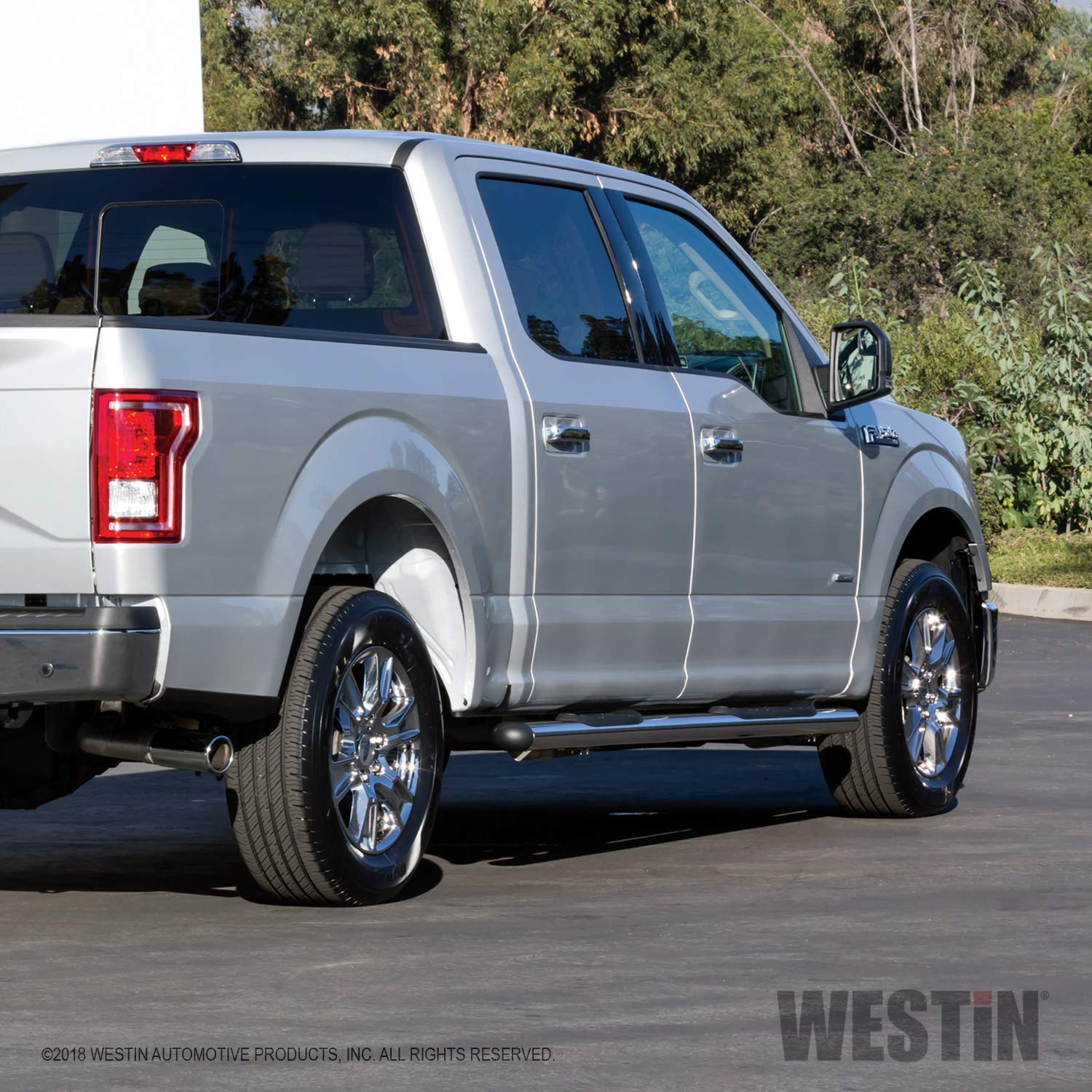 Westin 22-5040 Premier Oval 4 Nerf Bars 91 Inches Polished Pair