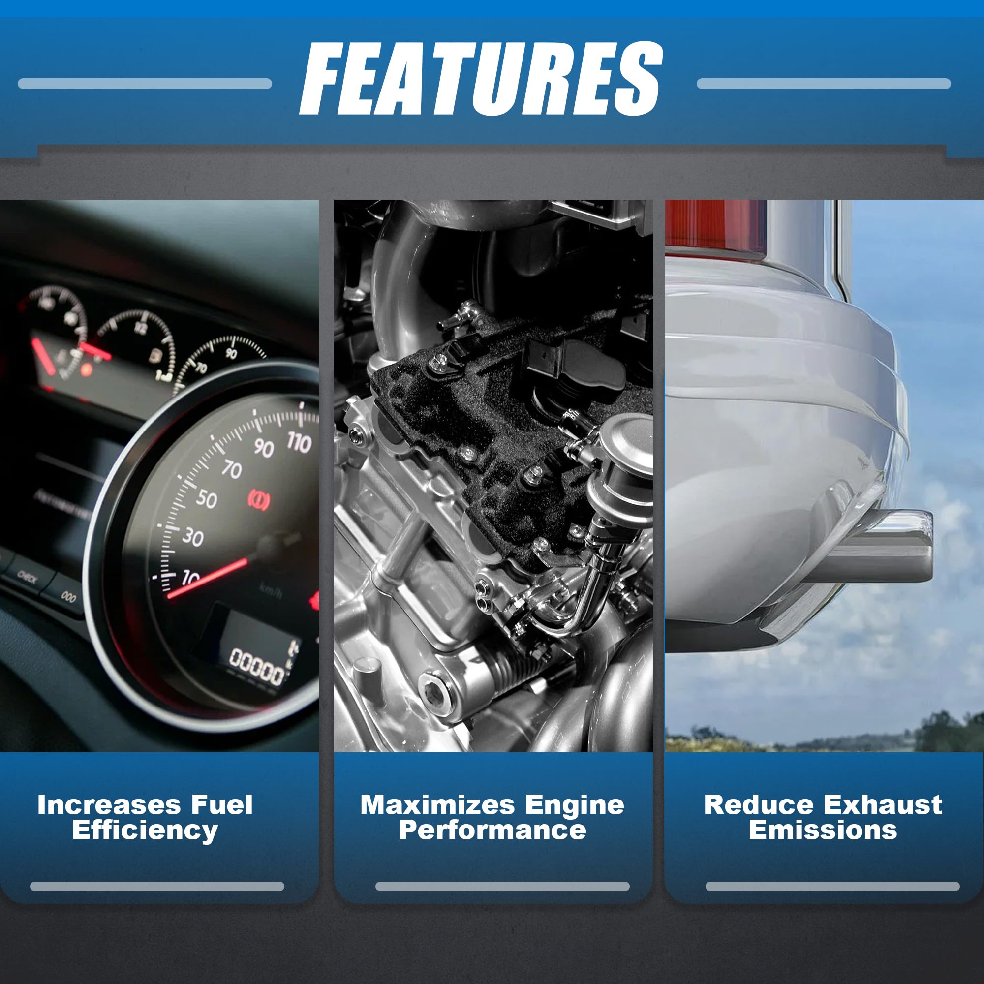 Oxygen Sensors Compatible with 2004-2011 Toyota Camry 2.4L, 2006-2008 Toyota RAV4 2.4L Downstream & Upstream O2 Sensor Replaces#