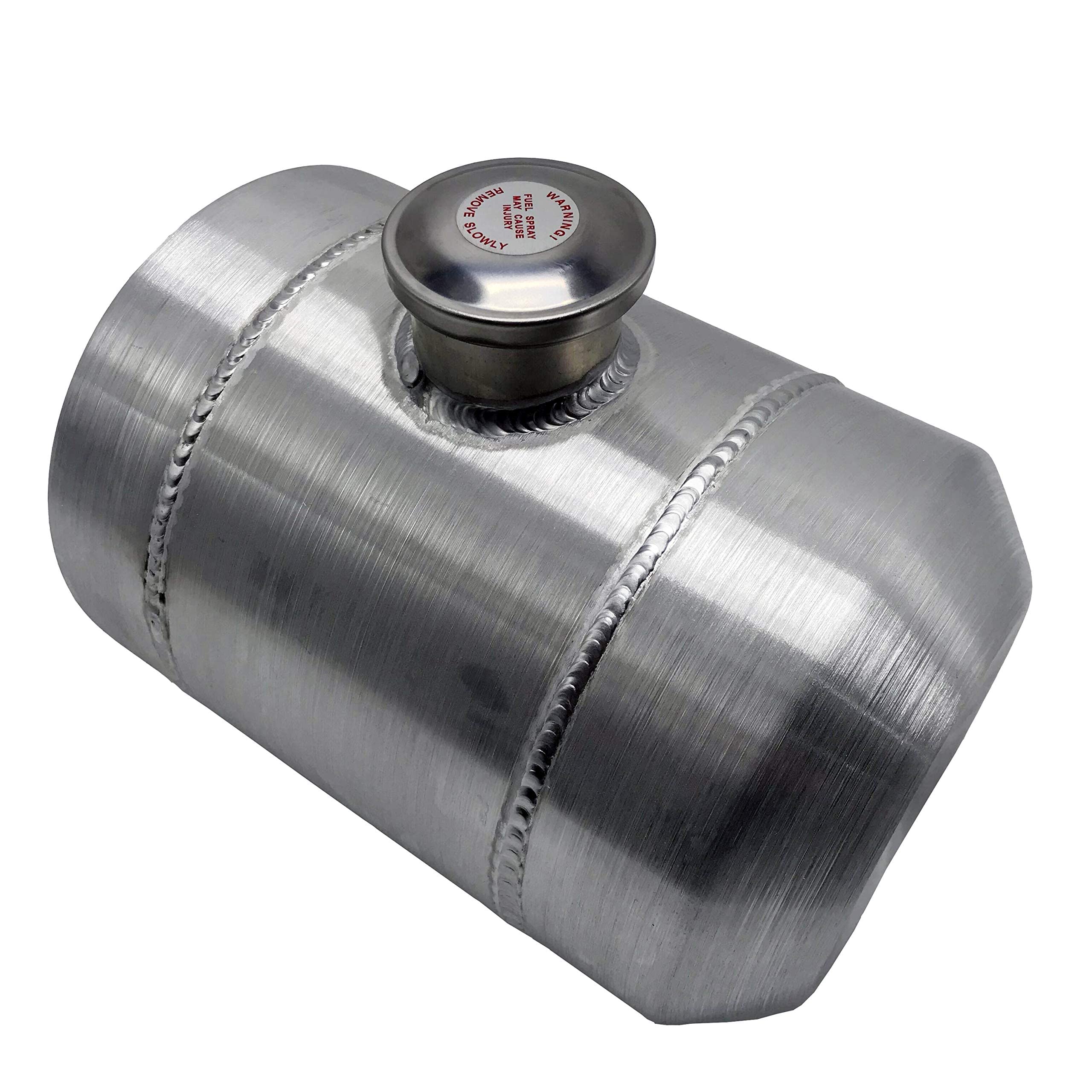 Jsd 2.5 Gallons 12' X8' Center Fill Spun Fuel Tank / Gas Tank 1/4 Npt For Go Cart