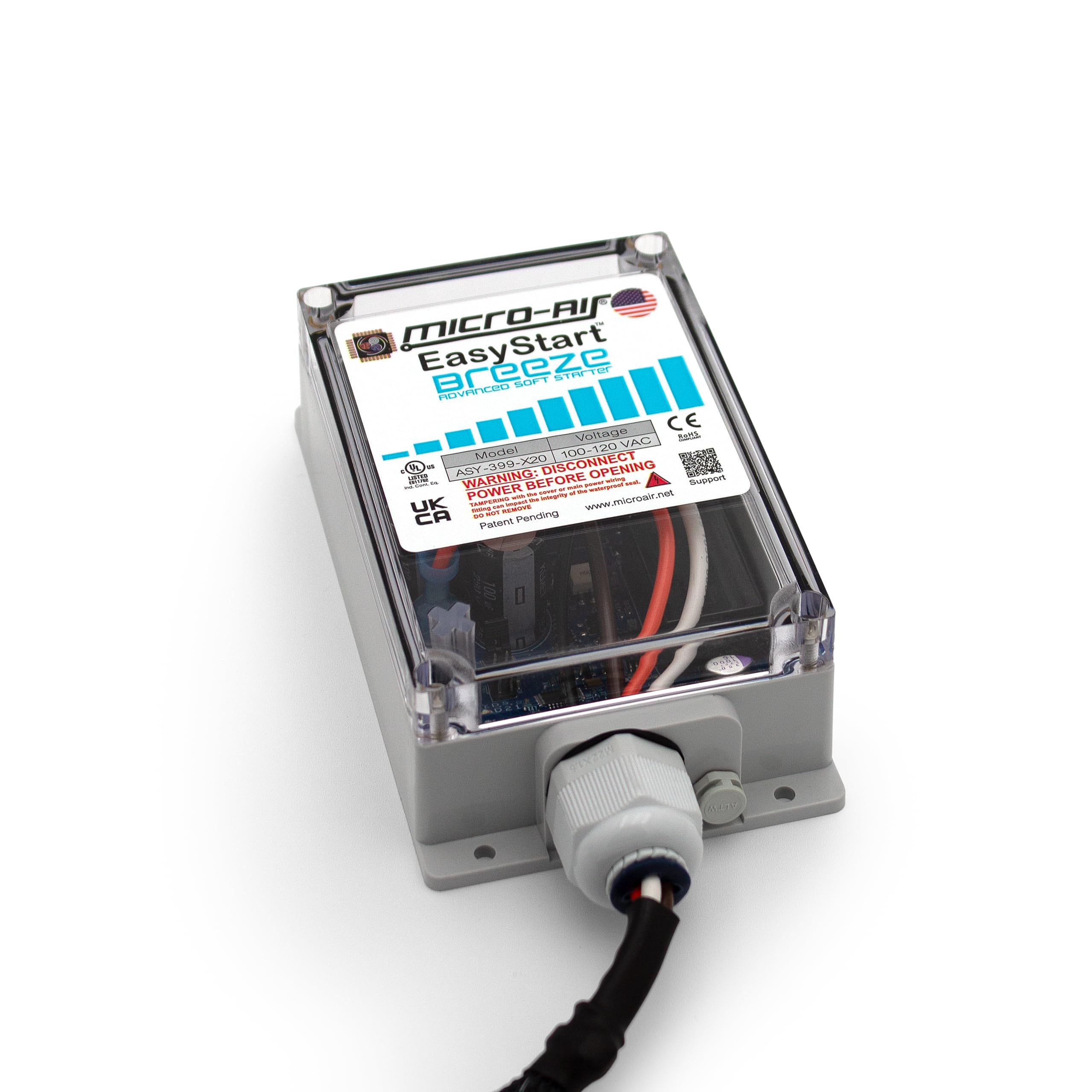 Micro-Air Easystart Breeze 399 - Soft Starter For Rv Air Conditioners - Starter Compressor Unit For Travel Trailers - Soft Start