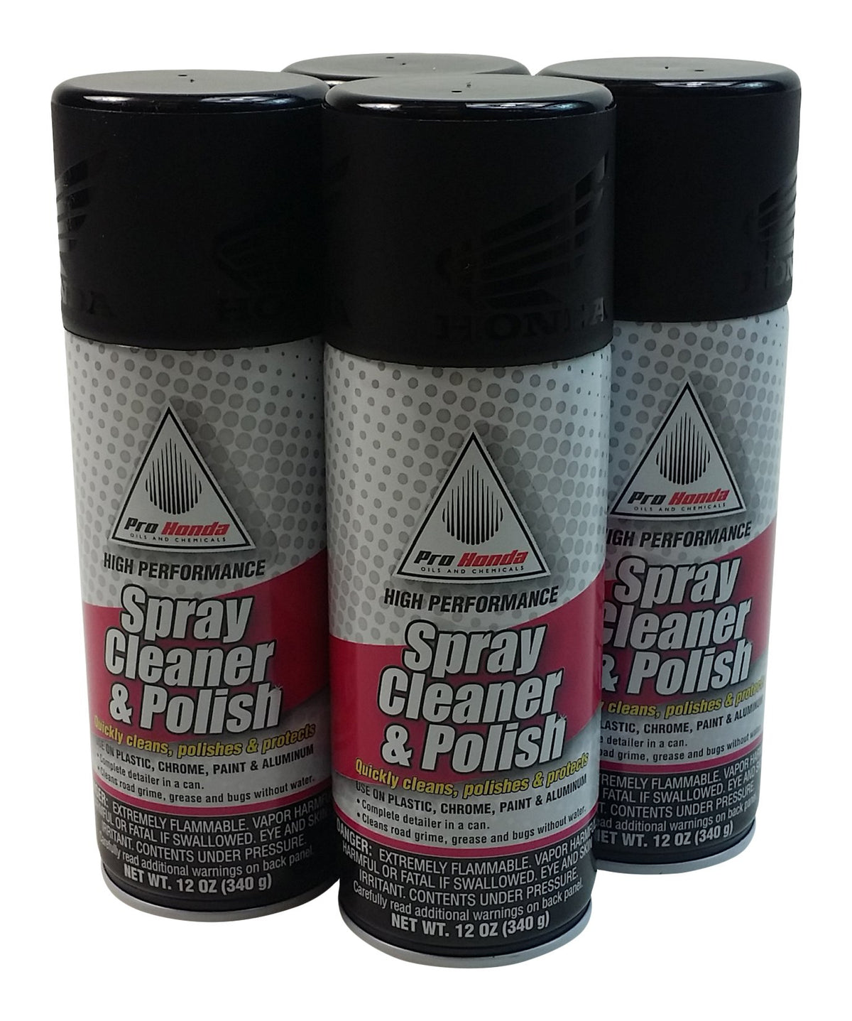 HONDA 08732-SCP00x4 Spray Cleaner and Polish, 12 oz., 4 Cans