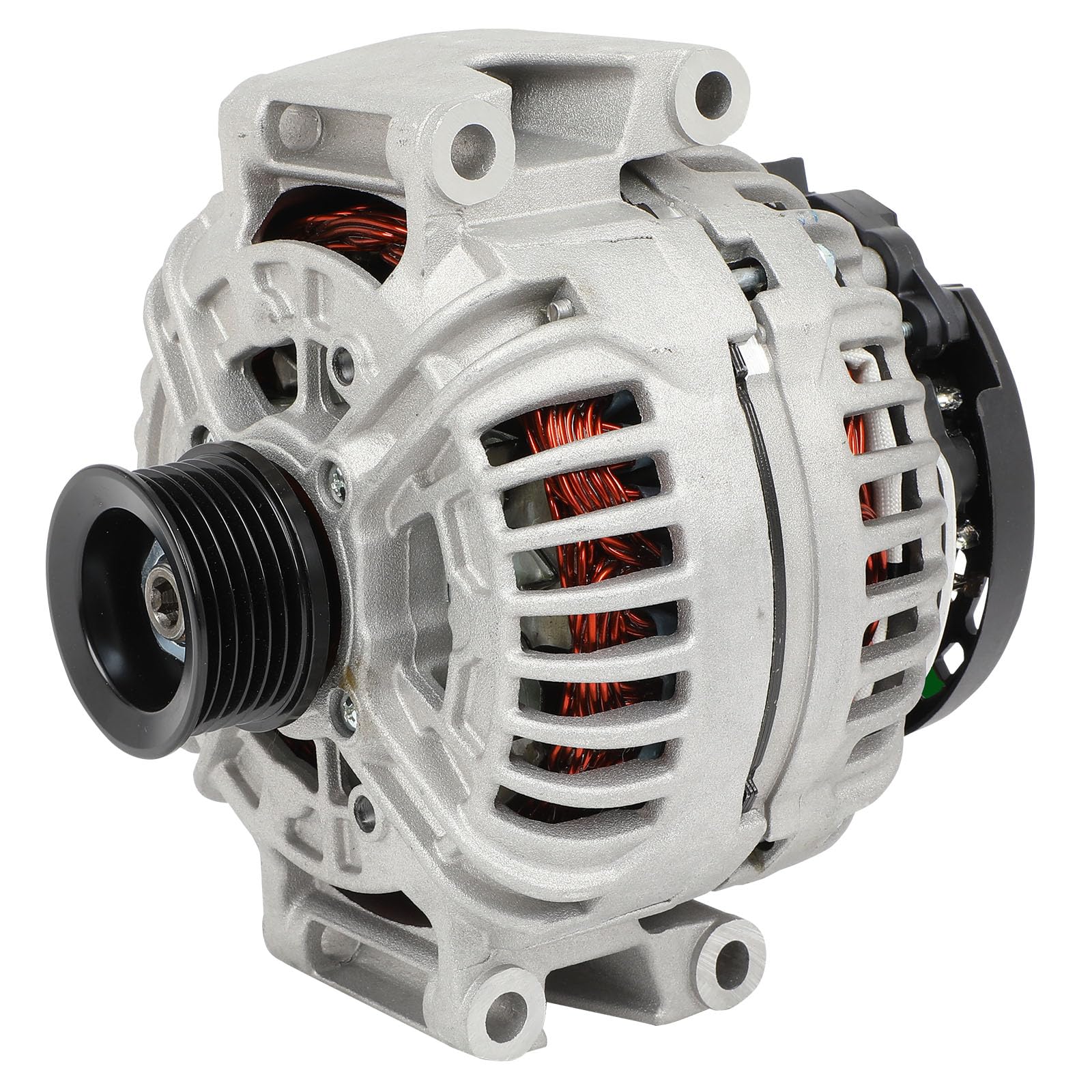 SCITOO Alternator Fits for Mercedes ML350 3.5L V6 2006, Freighliner for Sprinter Van 2007-2008 - 12V 180Amp CW S6 Pulley Class, 