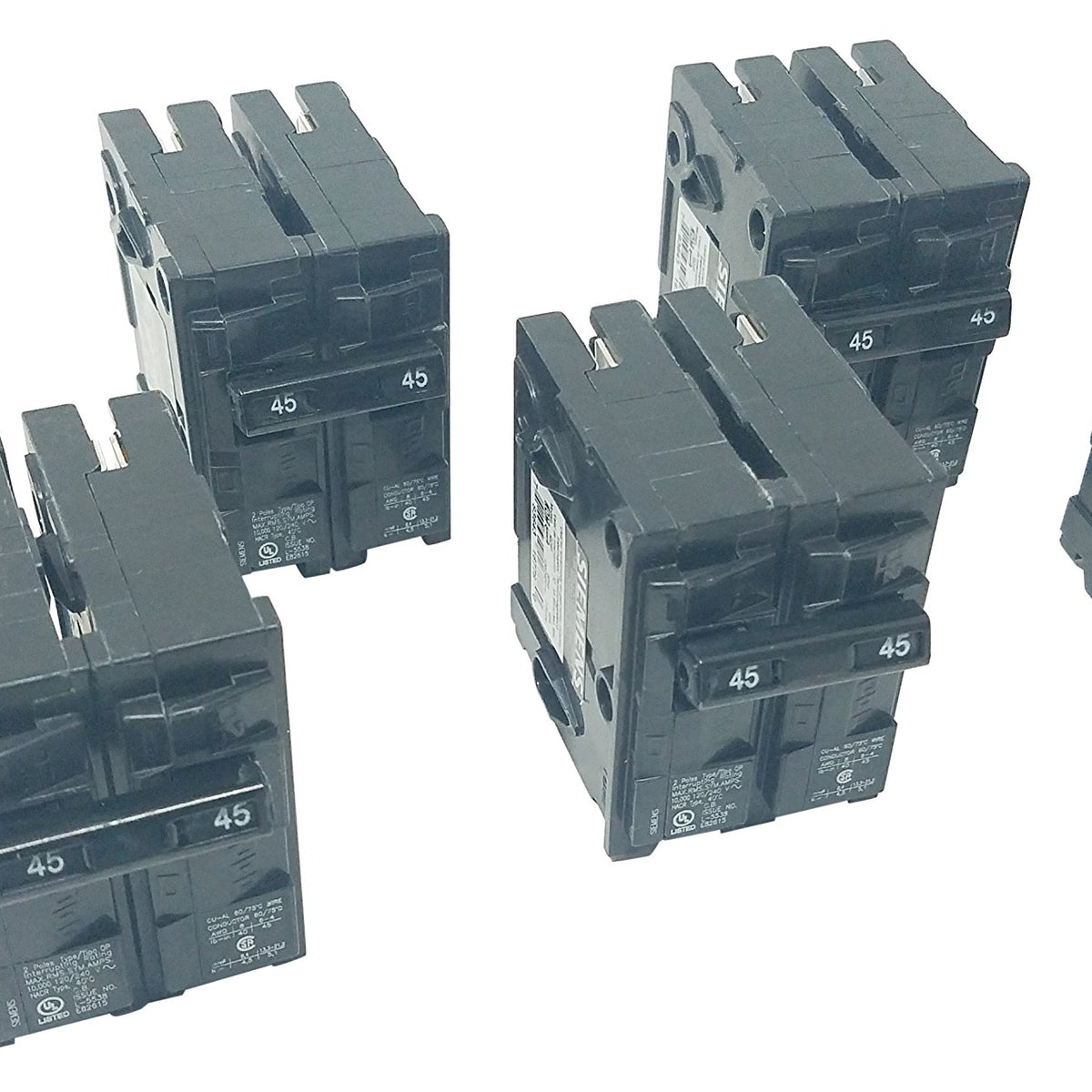 Siemens Q245_6PK 45 Amp Double Pole Type QP Circuit Breaker (Pack of 6) WBIASB079T29SHK