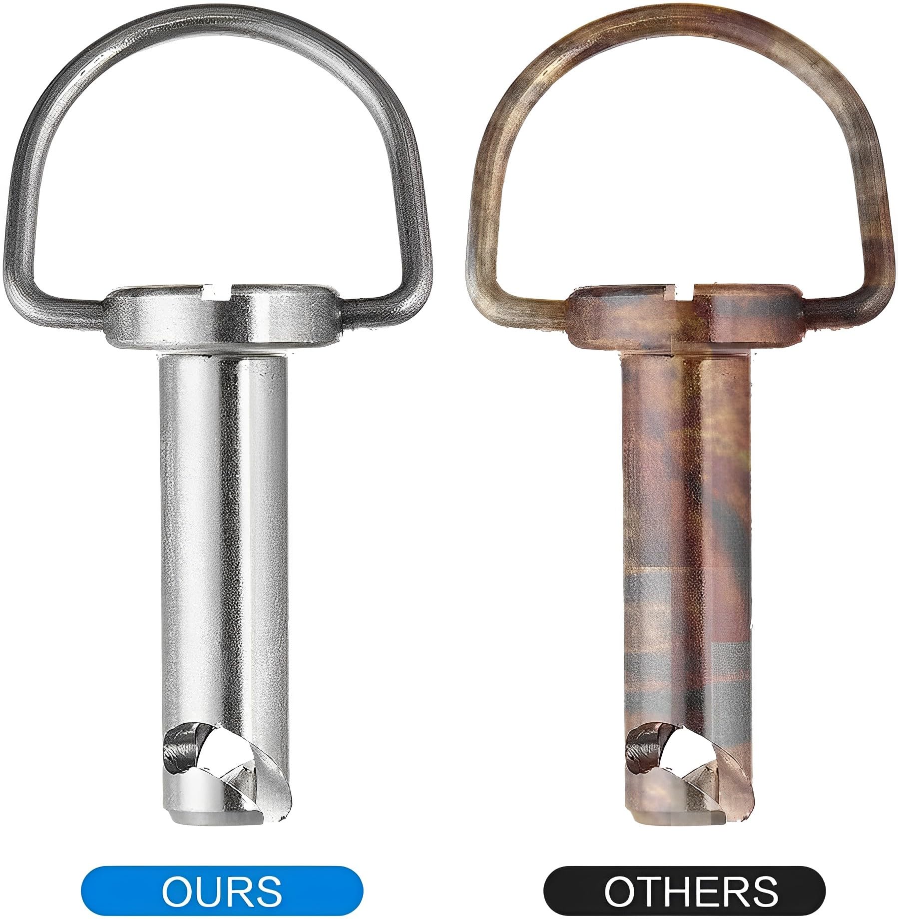 Vpzmt Fastener-1/4 Turn With Washers, Saddlebag Mounting Pin Bolts/Saddle Bag Fasteners Pins For Harley Touring Softail Road King Electra Street Glide (Fastener-1/4 Turn With Washers)