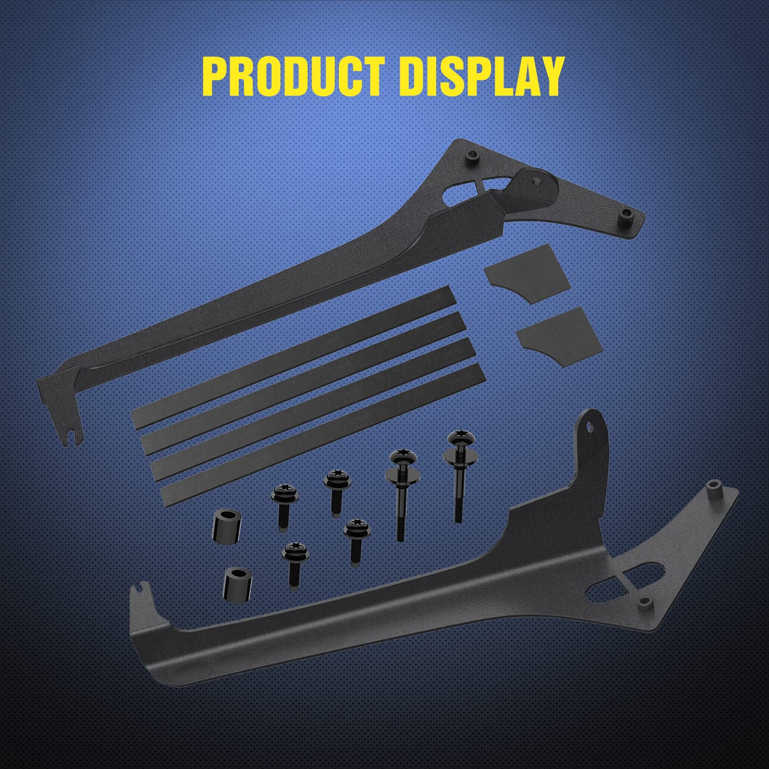 Nilight Windshield Frame Mounting Bracket For 52Inch Led Light Bar For 2018 2019 2020 2021 2022 2023 Wrangler Jl/Jlu Unlimited,