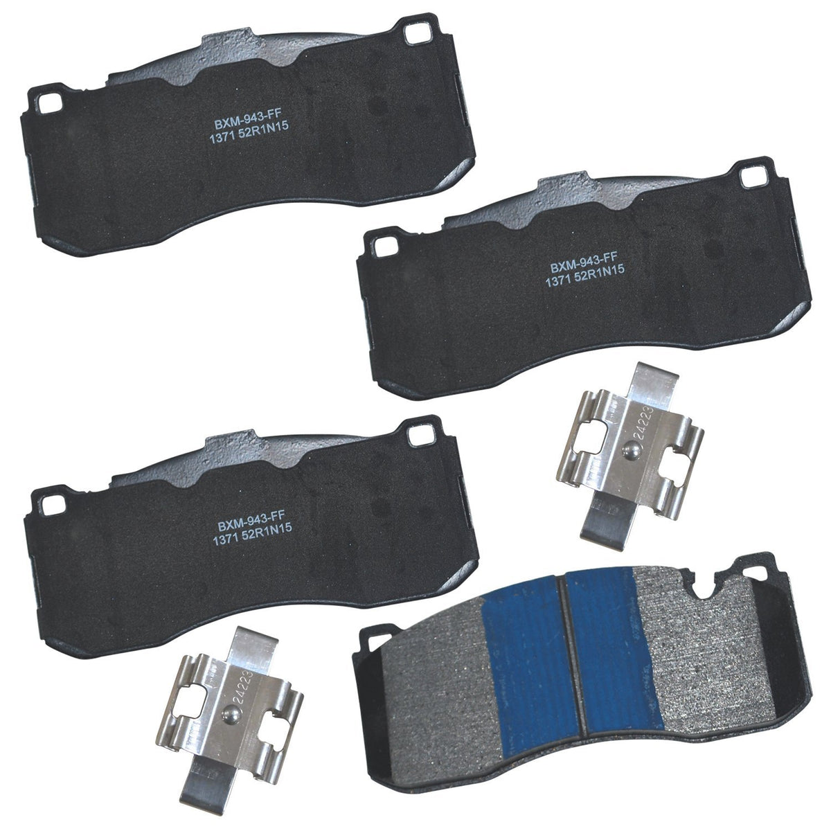 Bendix Premium Sbm1371 Semi-Metallic Front Brake Pads For Bmw 120I 2012, 125I 2008, 125I 2011, 125I 2013, 135I 2013-2008, 135Is