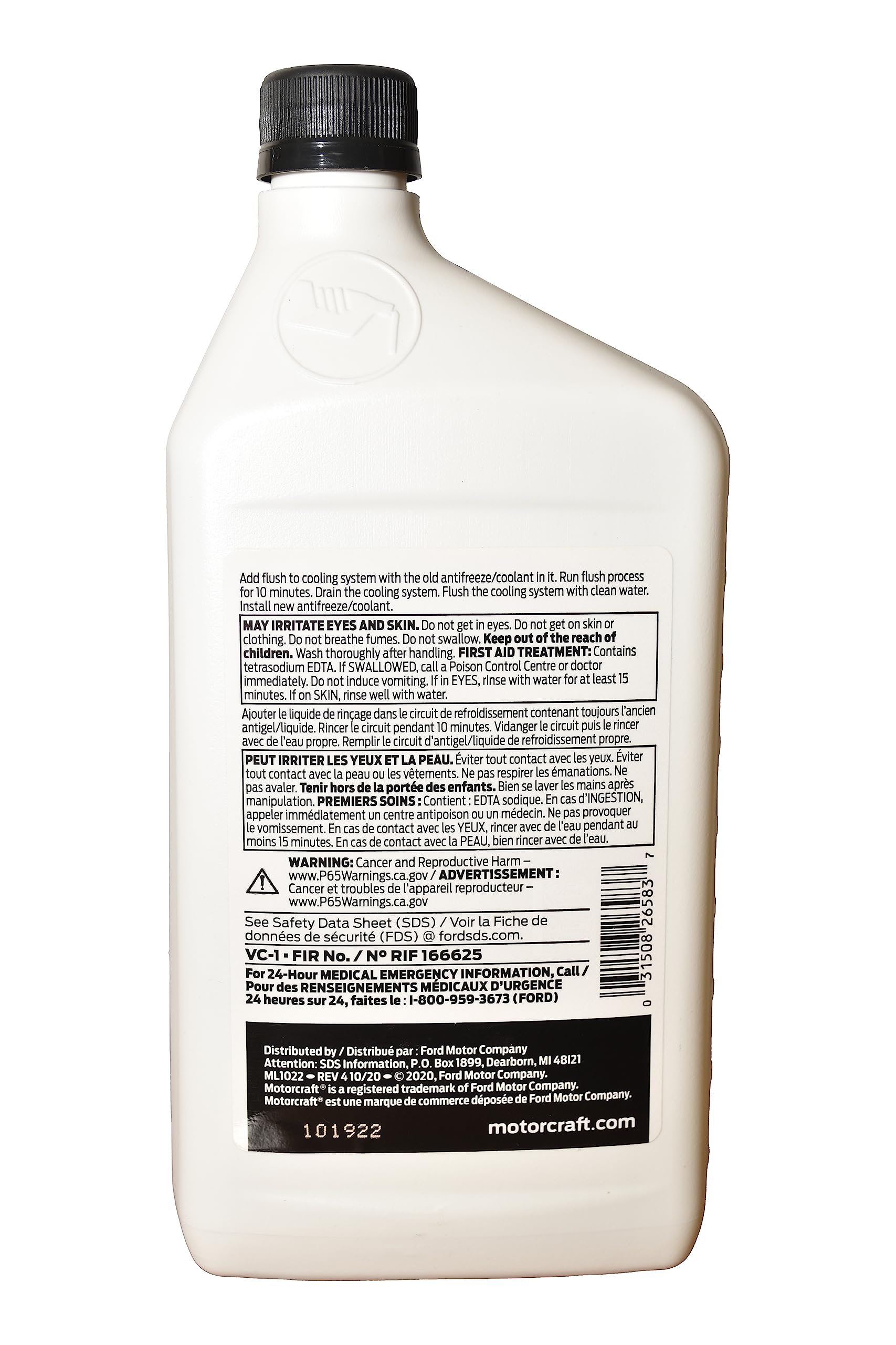 Ford Genuine Ford Fluid Vc-1 Premium Cooling System Flush - 22 Oz.
