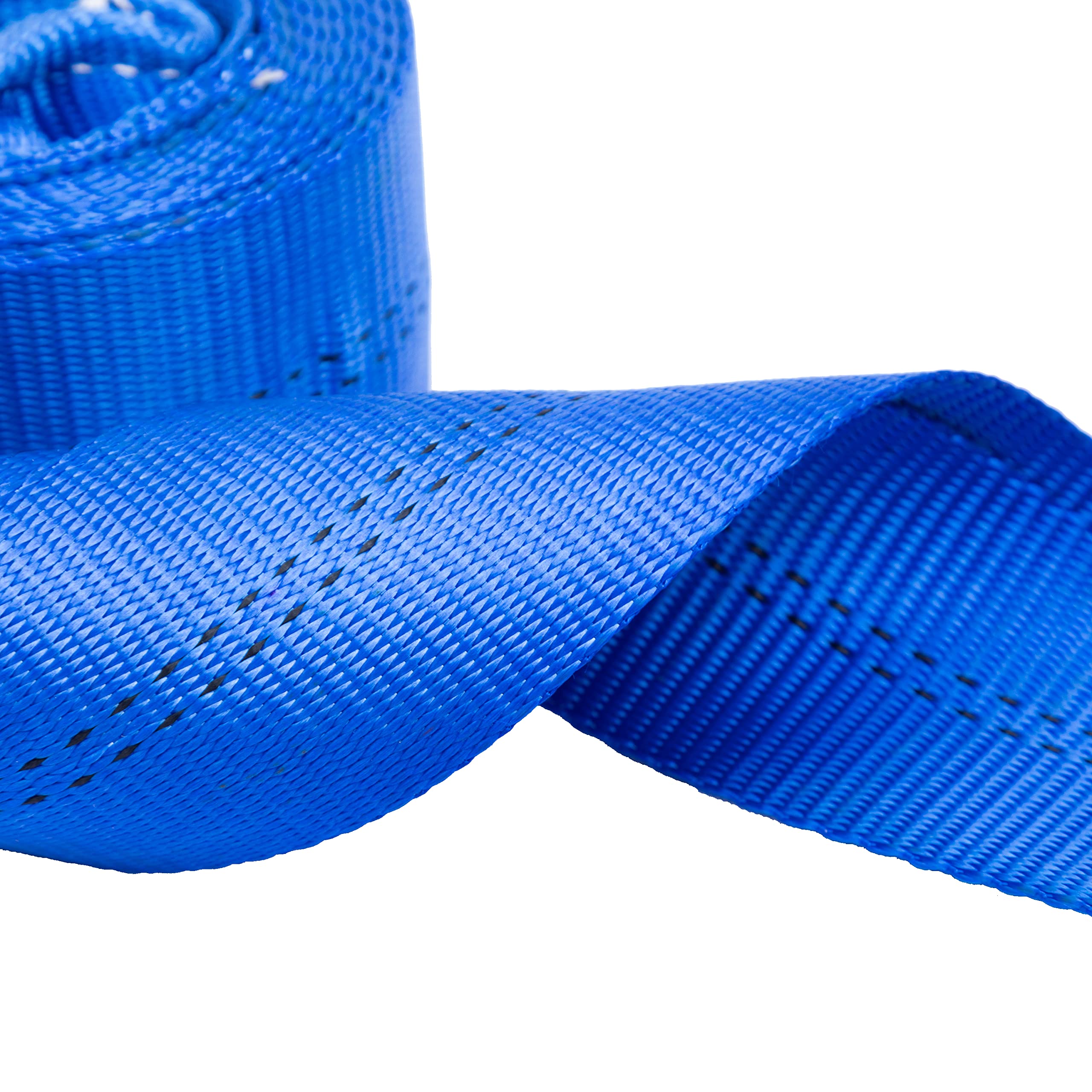 HFS(R) Blue Tree Saver, Winch Strap, Tow Strap 30,000 Pound Capacity(3X8FT)