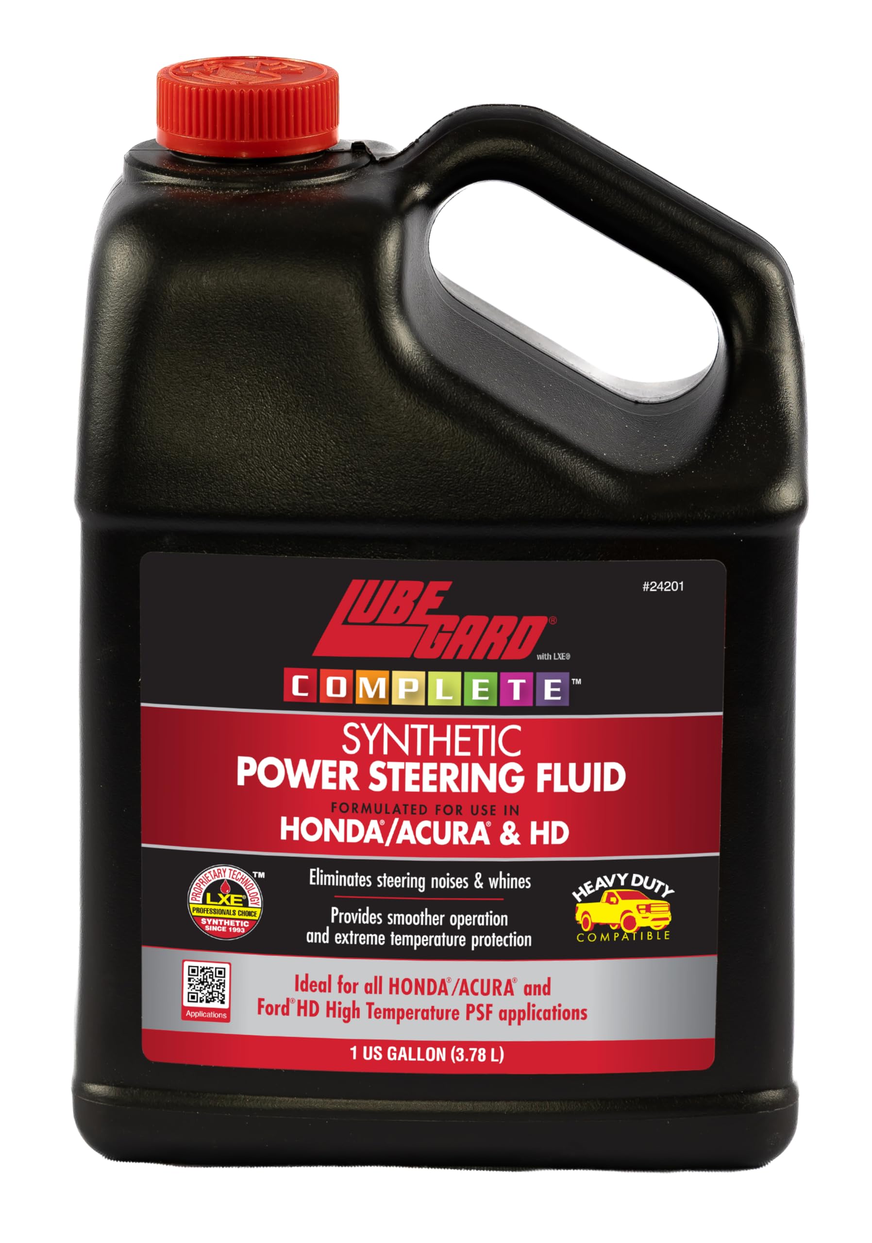 Lubegard 24201 Complete Synthetic Power Steering Fluid for Honda/Acura & HD, 1 Gallon
