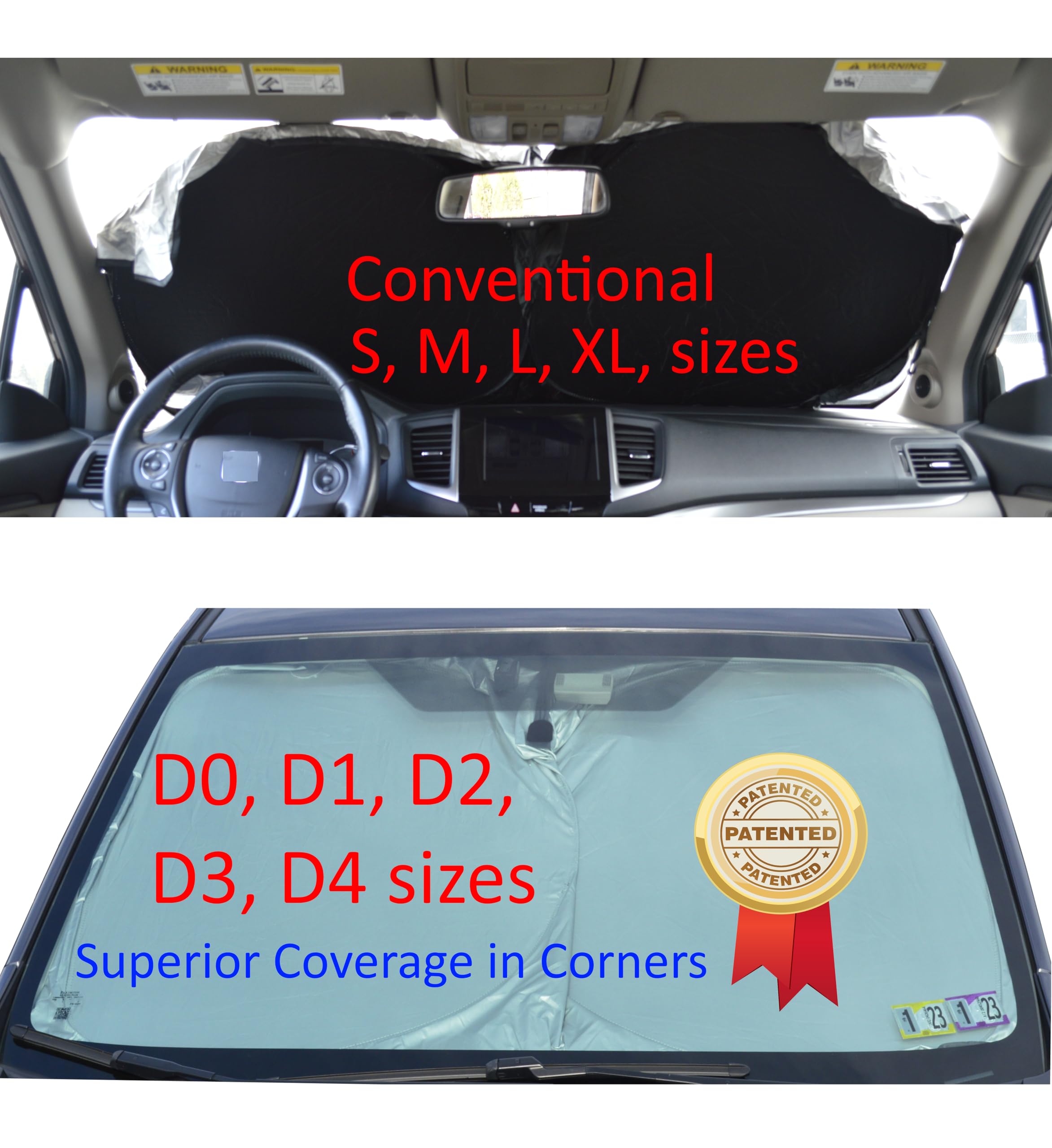 A1 300D Car Shade Front Windshield Car Window Shades Sun Visor For Windshield Automotive Interior Accessories Protection Screen