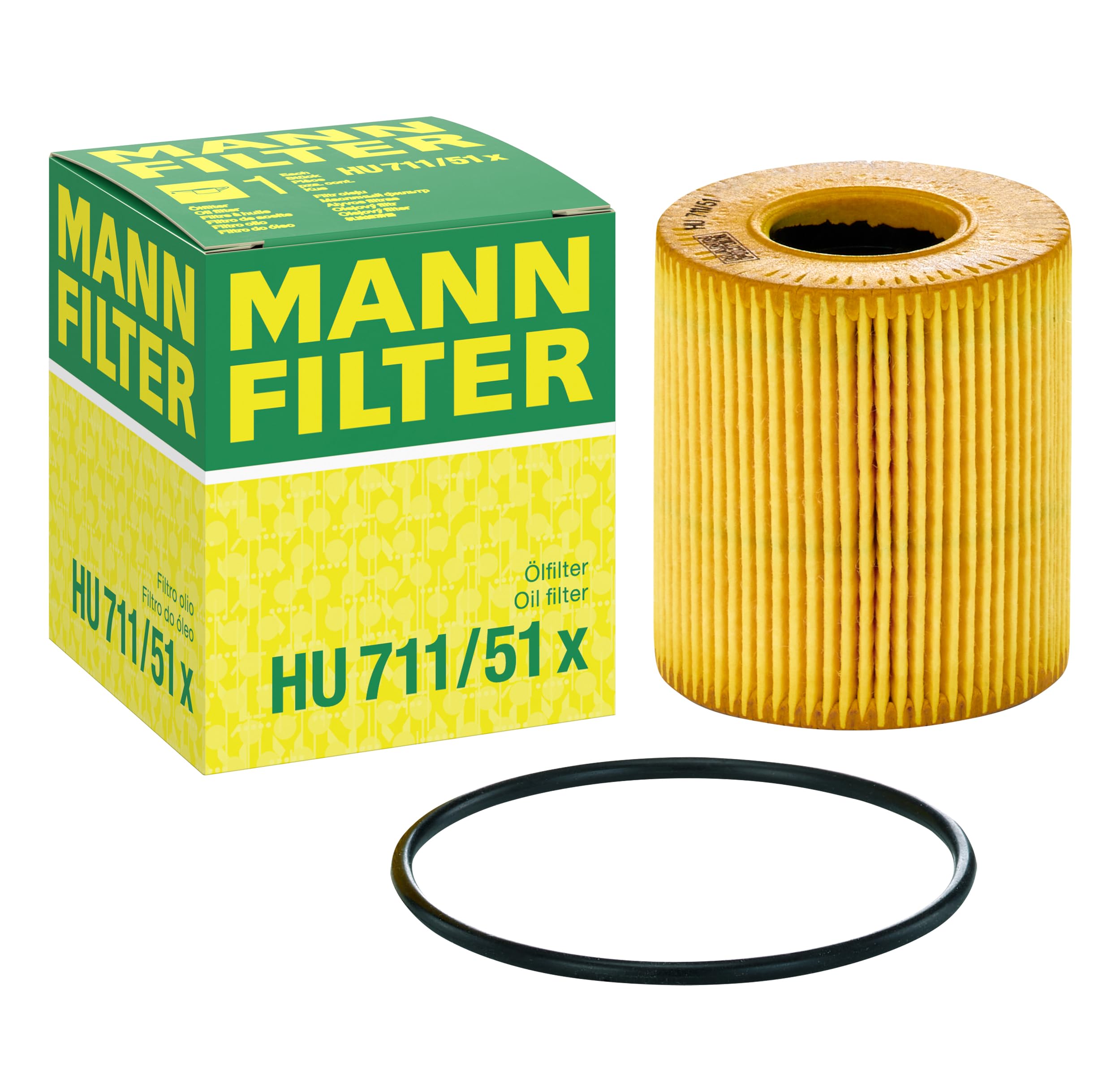 Mann-Filter Cartridge Oil Filter Hu 711/51 X