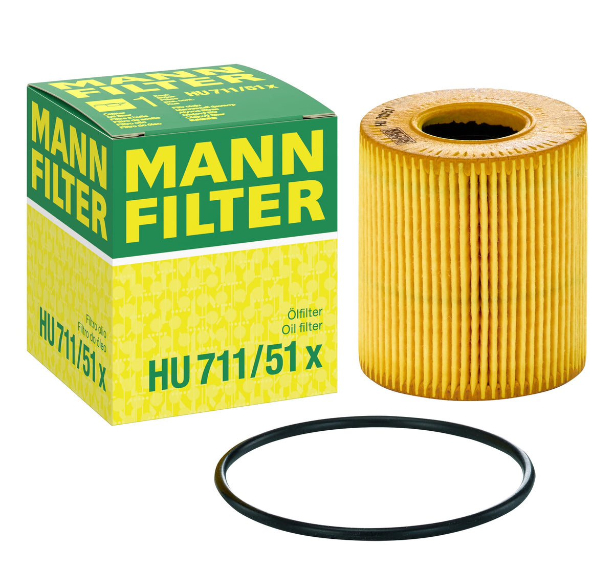 Mann-Filter Cartridge Oil Filter Hu 711/51 X
