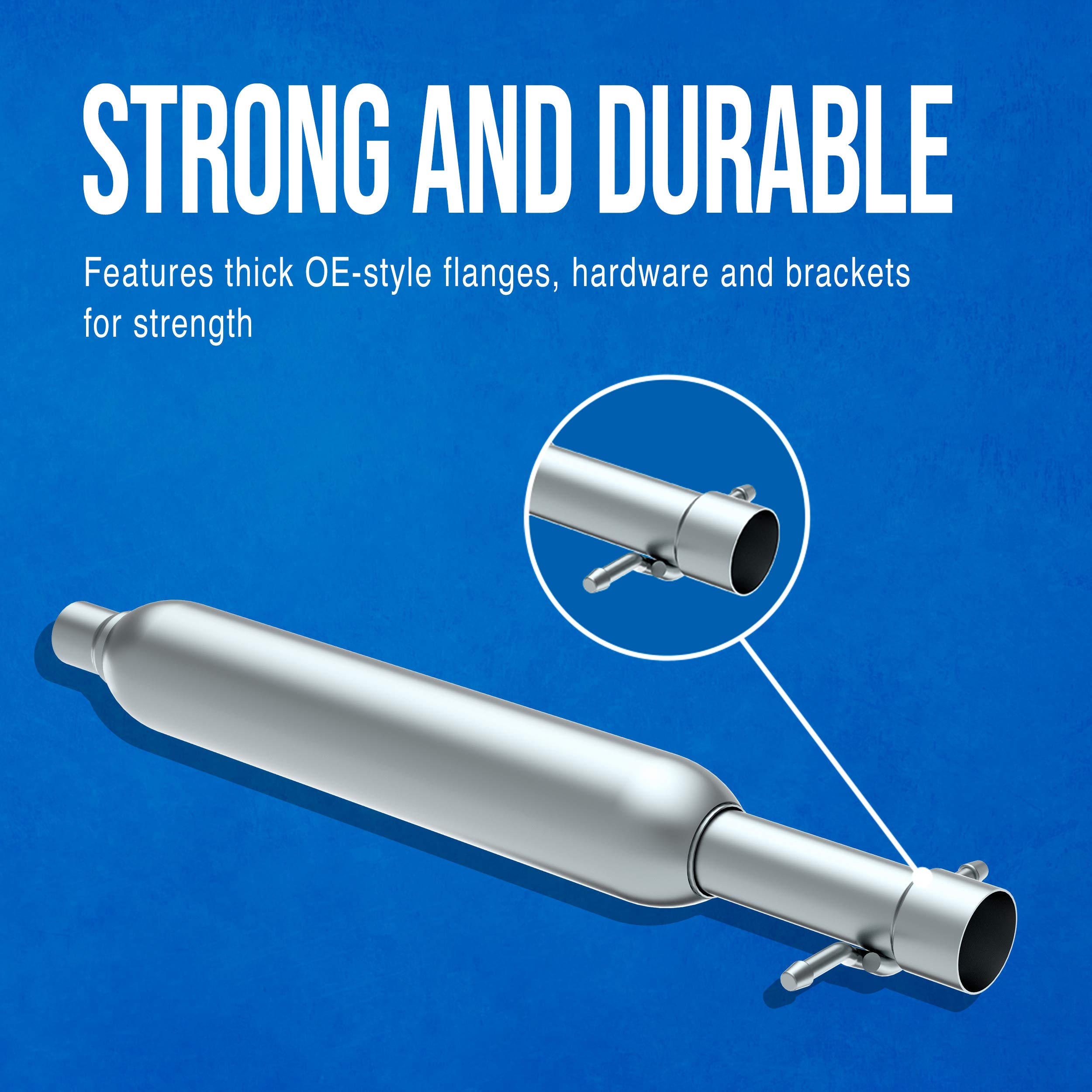 Walker 21665 Direct Fit Exhaust Resonator 2.5 Inlet (Id) 2 Outlet (Id) For Chevrolet Malibu