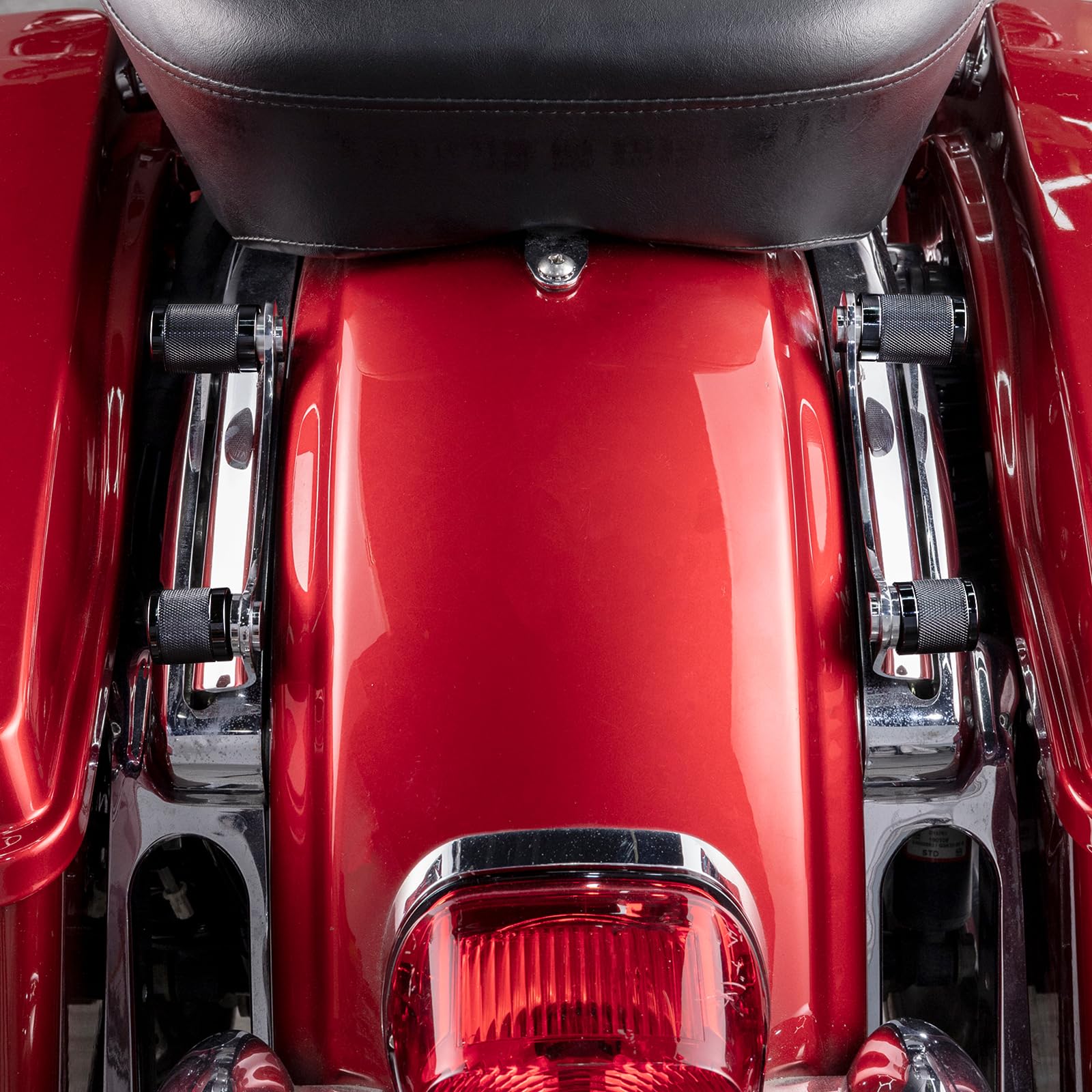 Mofun Rack Docking Point Hardware Kit 4 Point Covers Docking Magnet Caps Steel Compatible with Harley Touring Street Road Electr