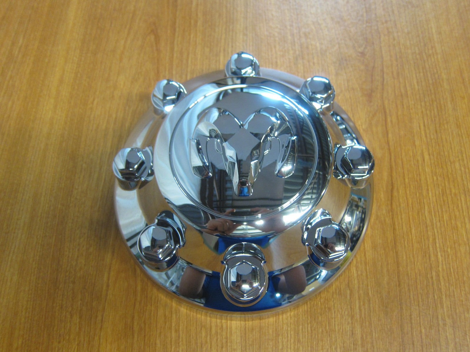 Dodge Ram 2500 3500 Chrome Wheel Ram'S Head Center Cap Pair Mopar Oem